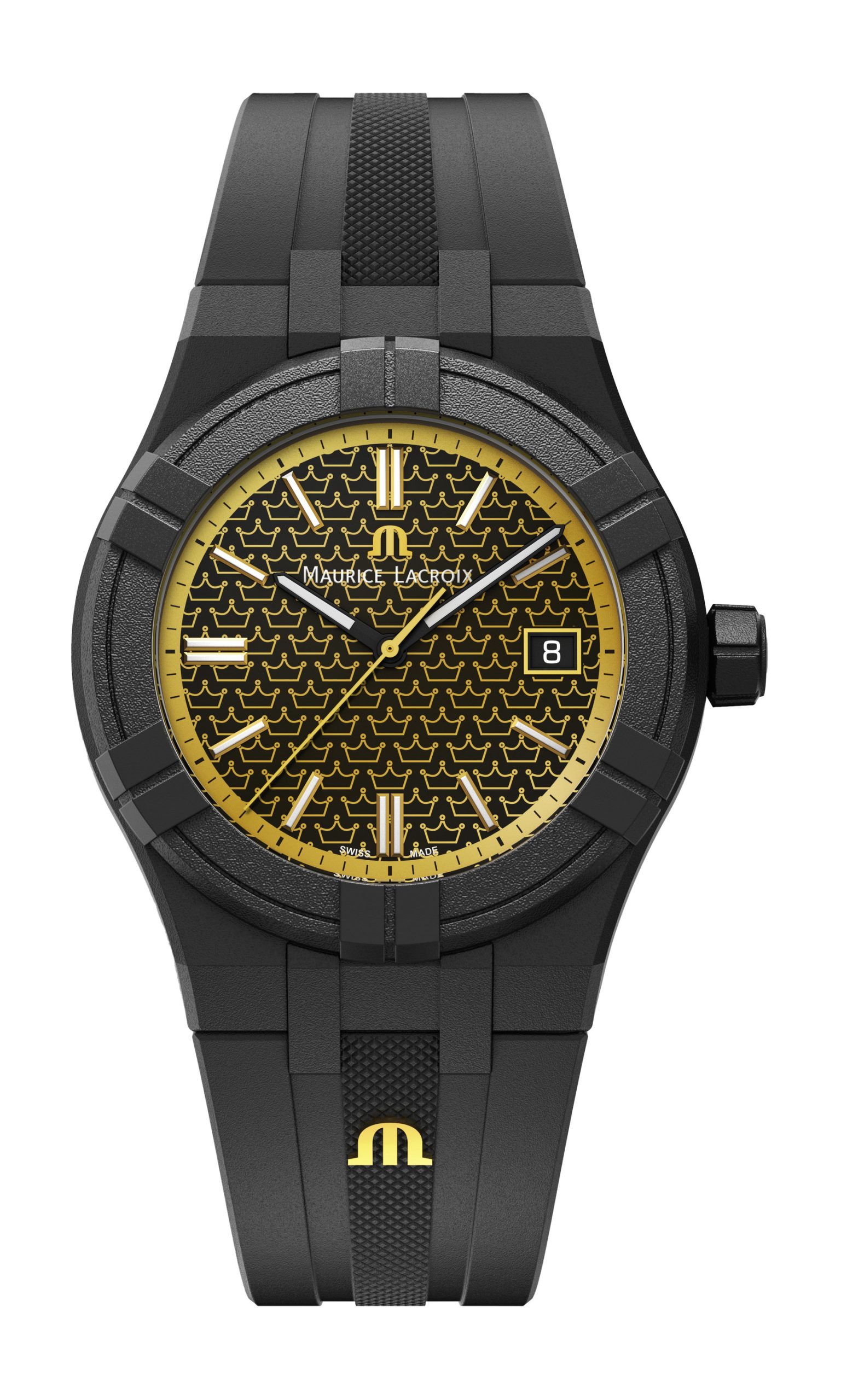 Maurice Lacroix Aikon #TIDE 40 King of the Court luxury timepiece - detailed view