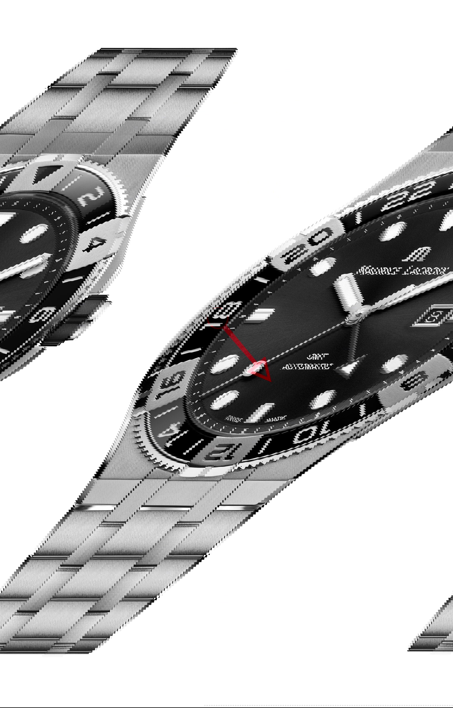 Maurice Lacroix Aikon Venturer GMT 43mm luxury timepiece - detailed view