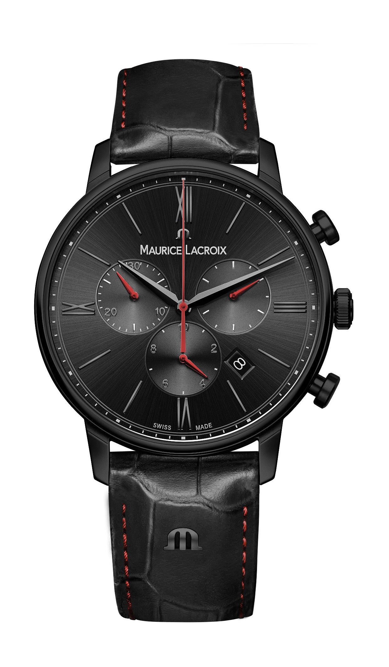 Maurice Lacroix Eliros Chronograph 40 mm luxury timepiece - detailed view