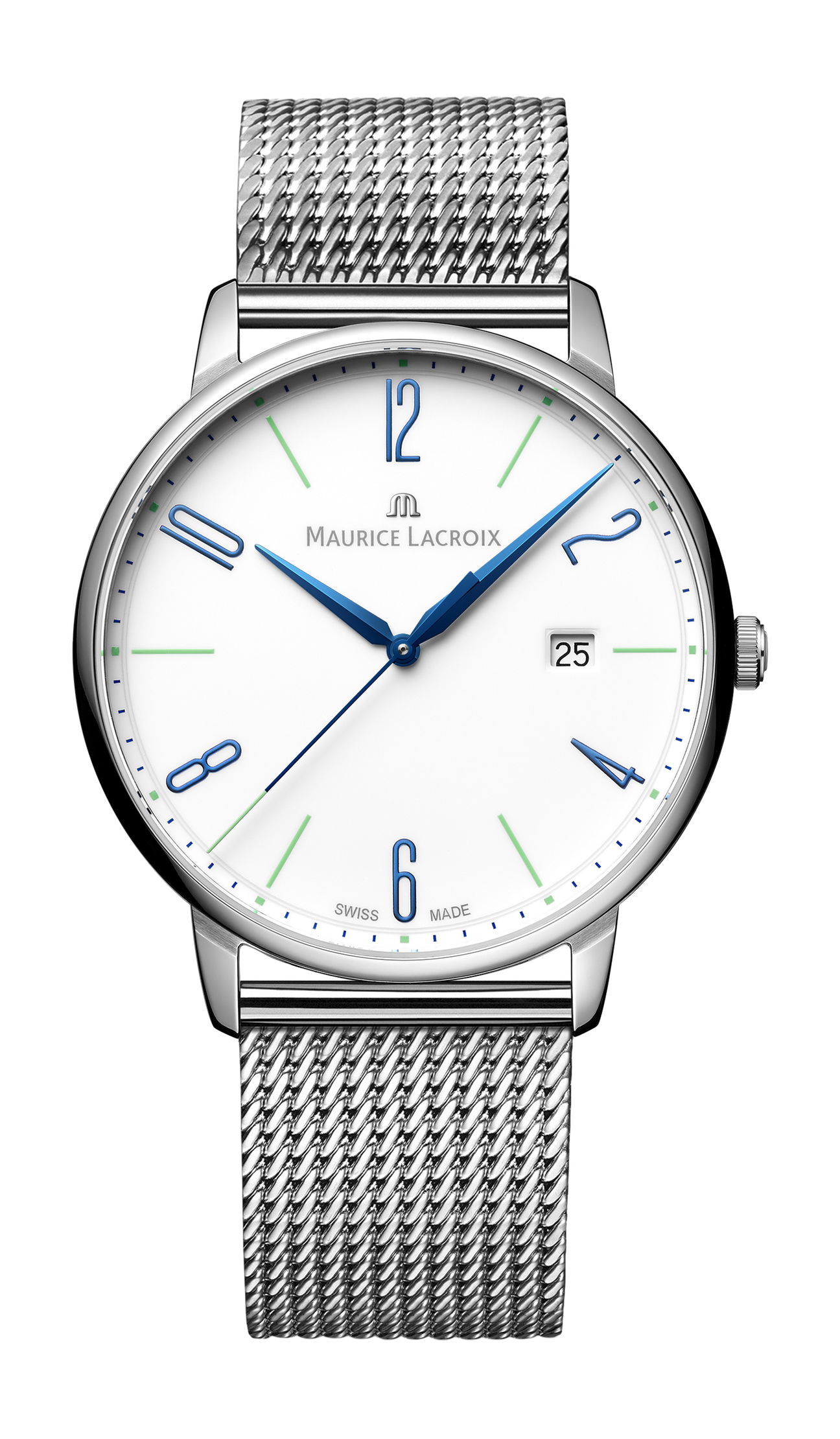 Maurice Lacroix Eliros Date 25th Anniversary Edition luxury timepiece - detailed view