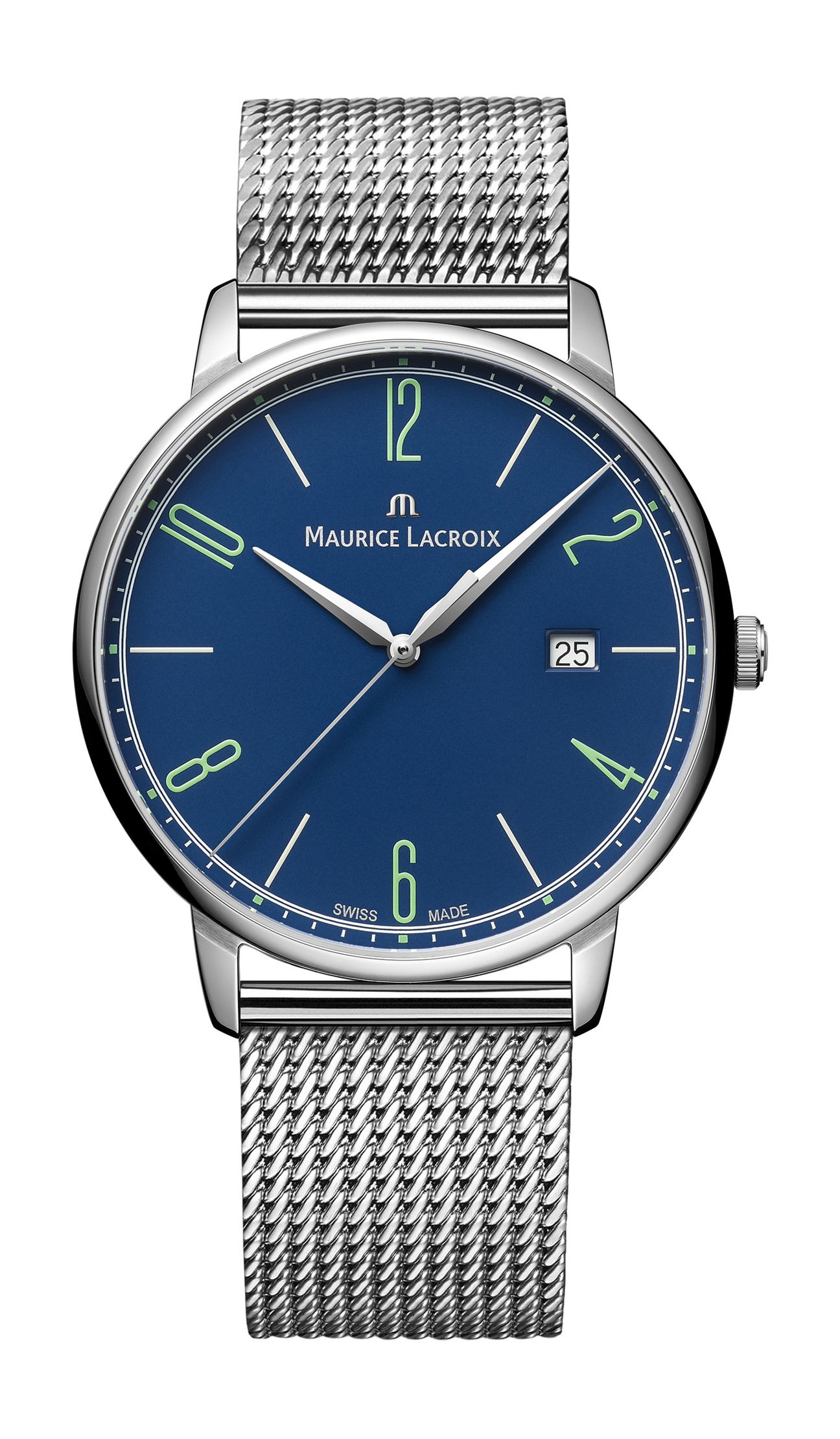 Maurice Lacroix Eliros Date 25th Anniversary Edition luxury timepiece - detailed view
