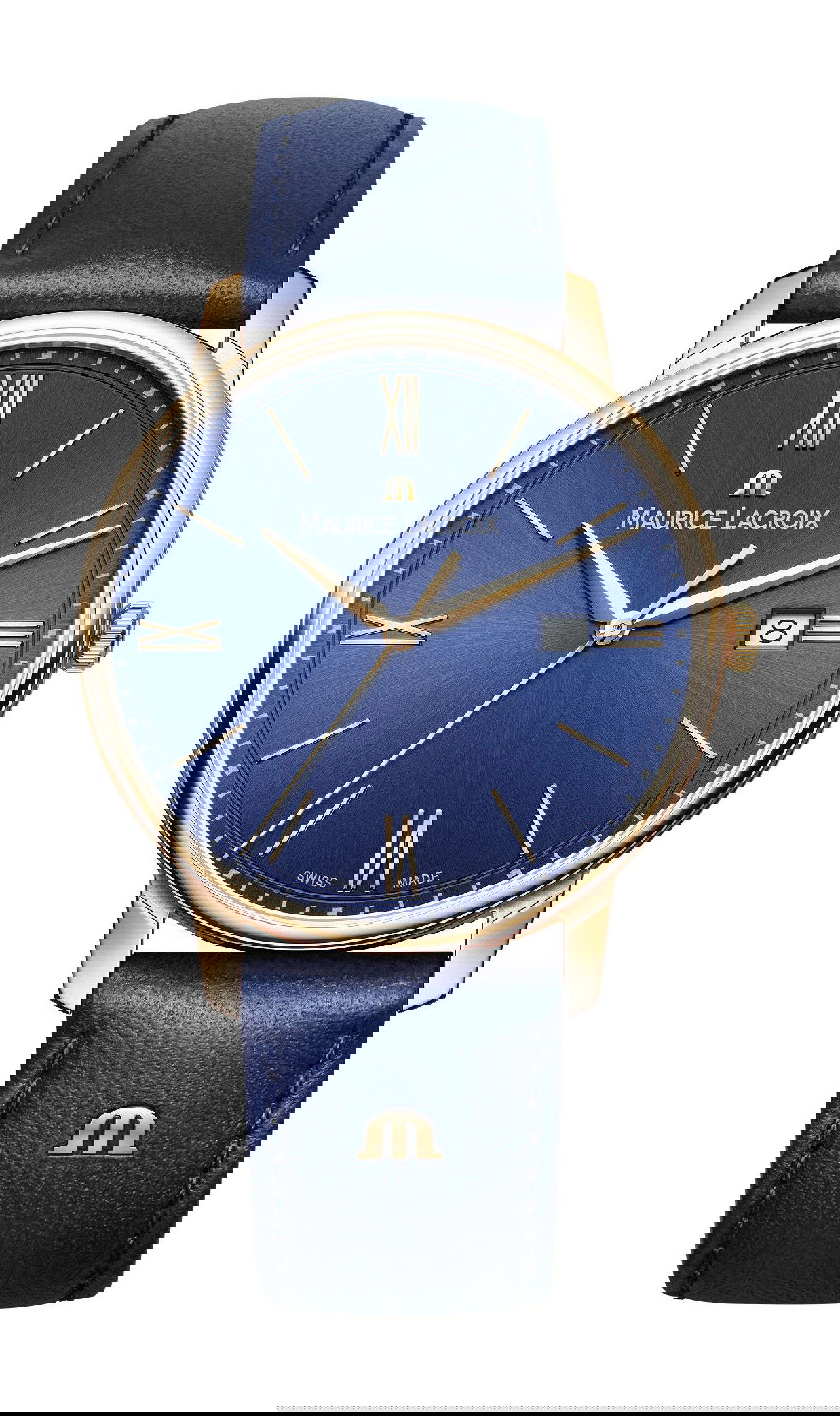 Maurice Lacroix Eliros Date 40 mm luxury timepiece - detailed view
