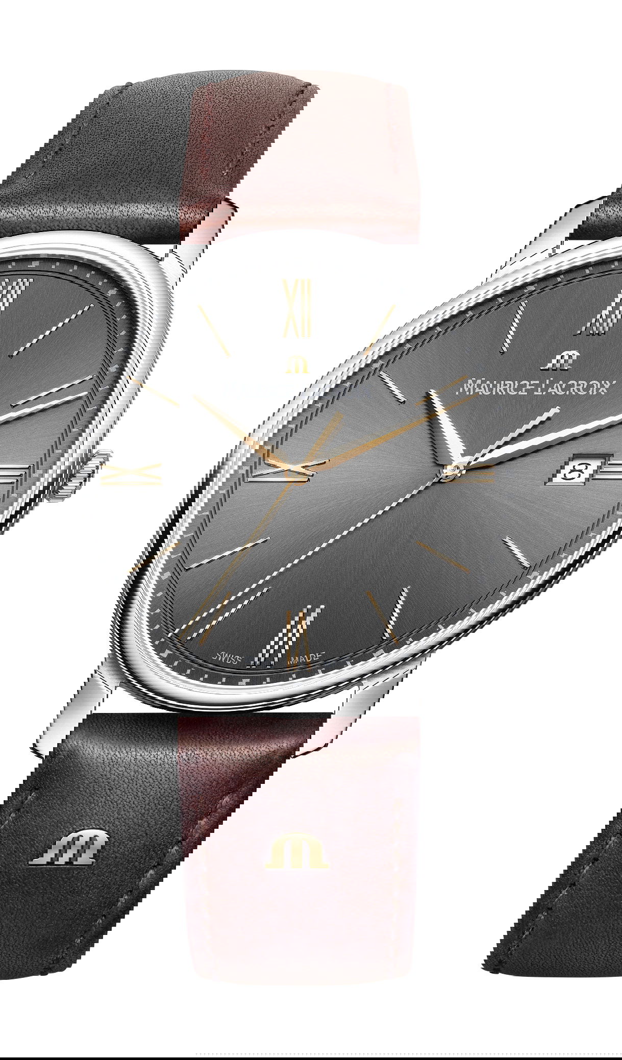 Maurice Lacroix Eliros Date 40 luxury timepiece - detailed view