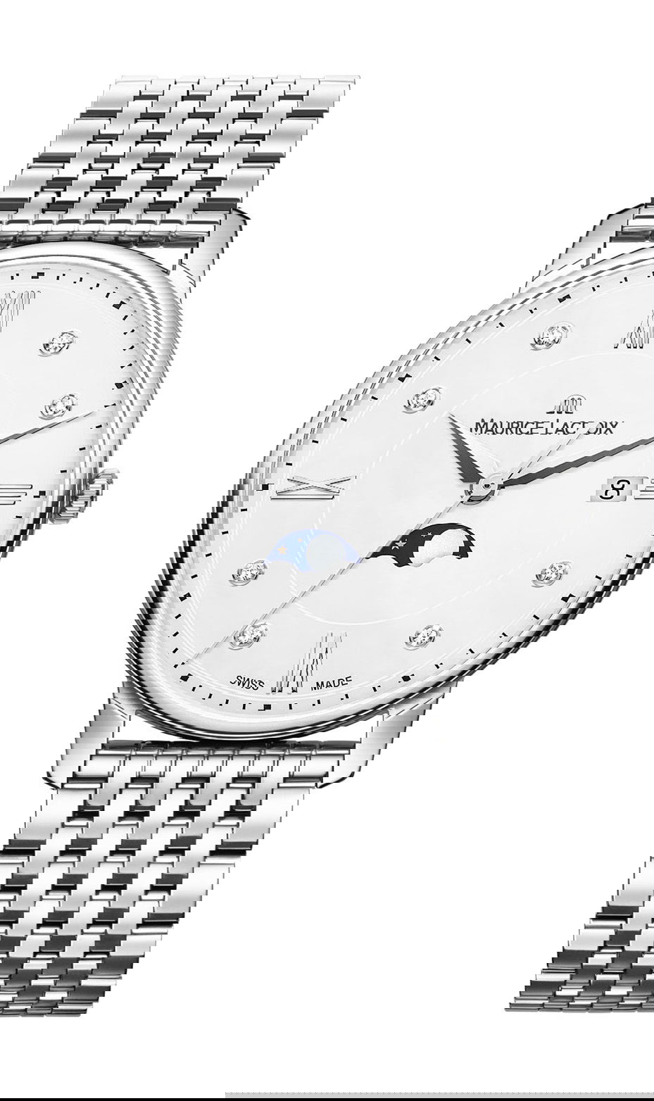 Maurice Lacroix Eliros Moonphase 35 mm luxury timepiece - detailed view
