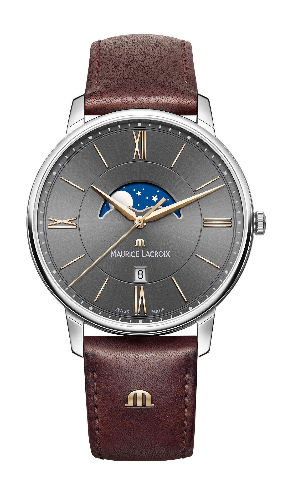 Maurice Lacroix ELIROS MOONPHASE 40 MM luxury timepiece - detailed view