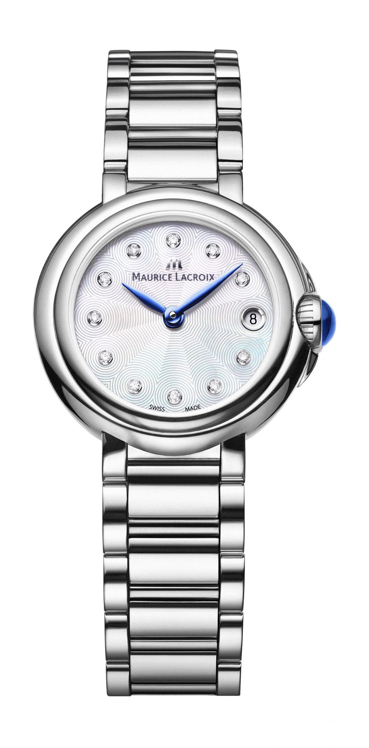 Maurice Lacroix Fiaba Date 28 mm luxury timepiece - detailed view