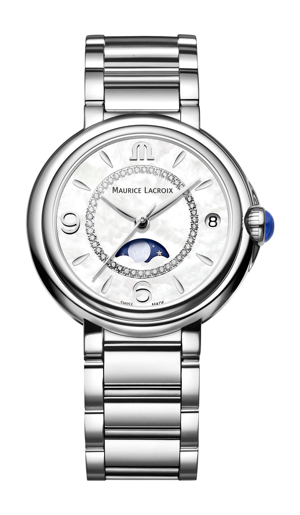 Maurice Lacroix Fiaba Moonphase 32 luxury timepiece - detailed view