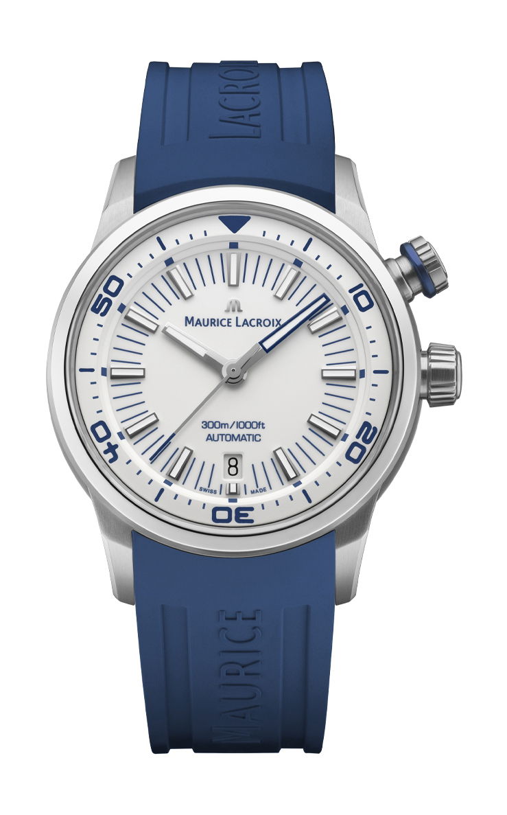 Maurice Lacroix Pontos S Diver luxury timepiece - detailed view