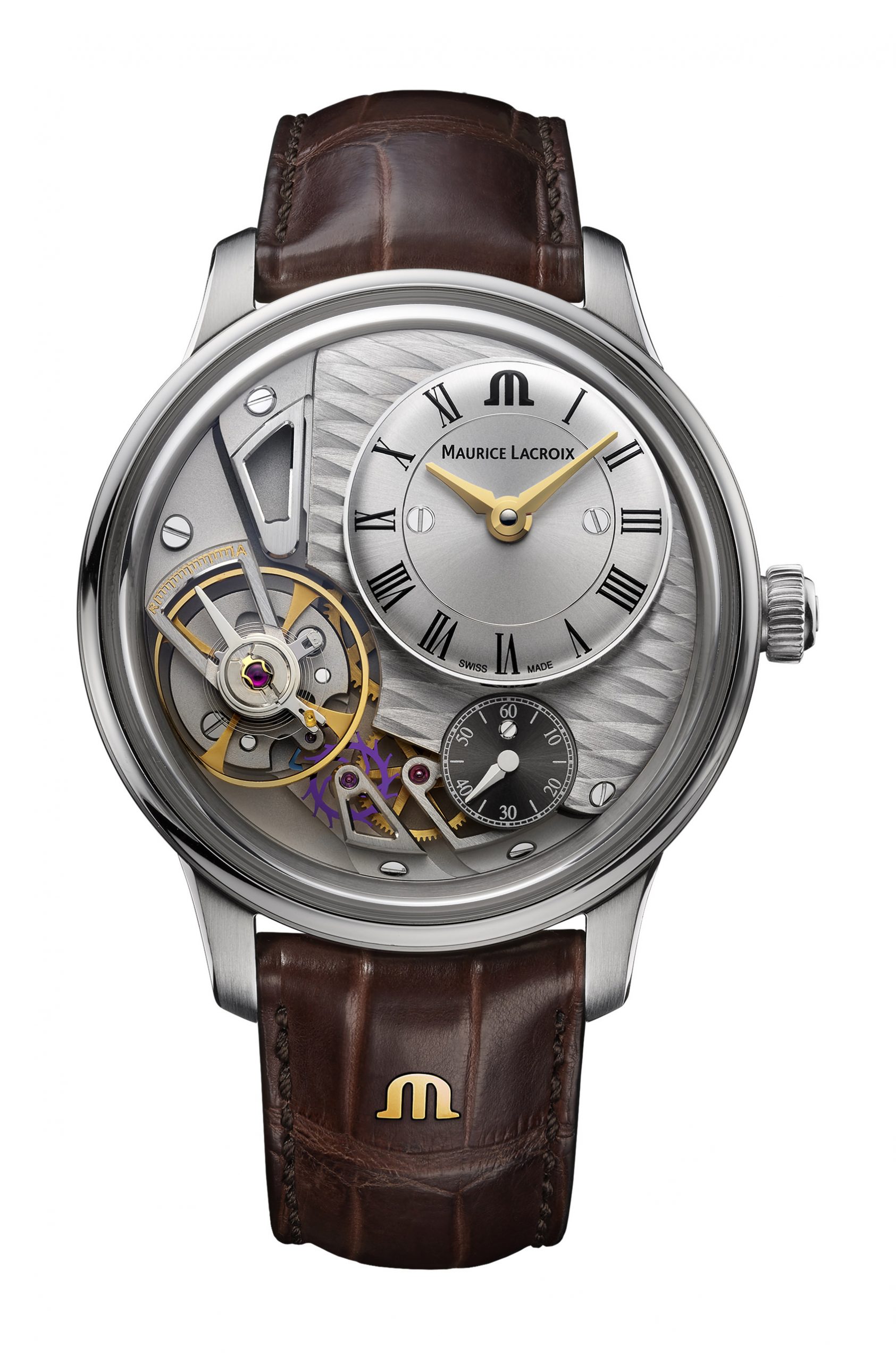 Maurice Lacroix Masterpiece Gravity luxury timepiece - detailed view