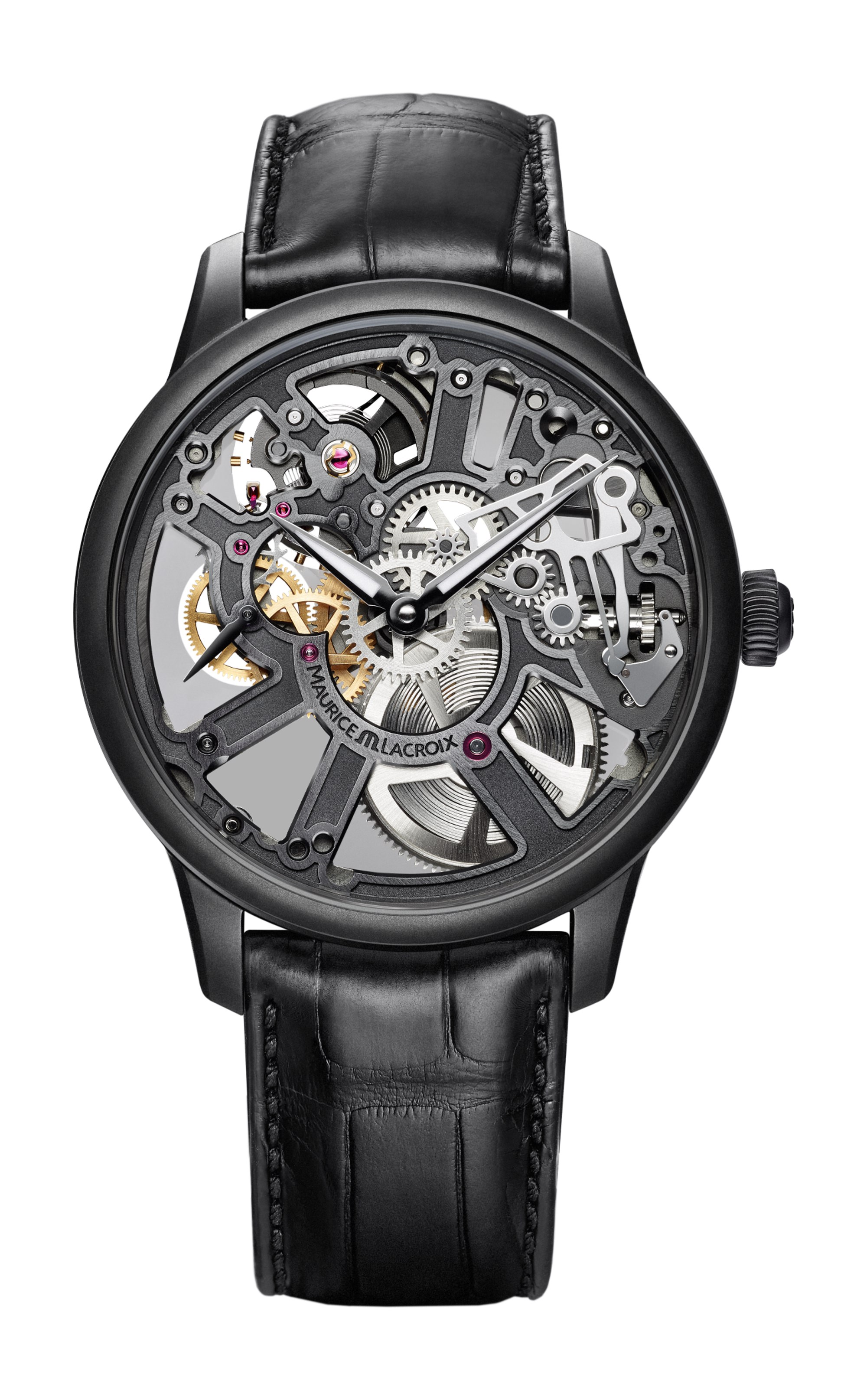 Maurice Lacroix MASTERPIECE SKELETON 43 MM luxury timepiece - detailed view