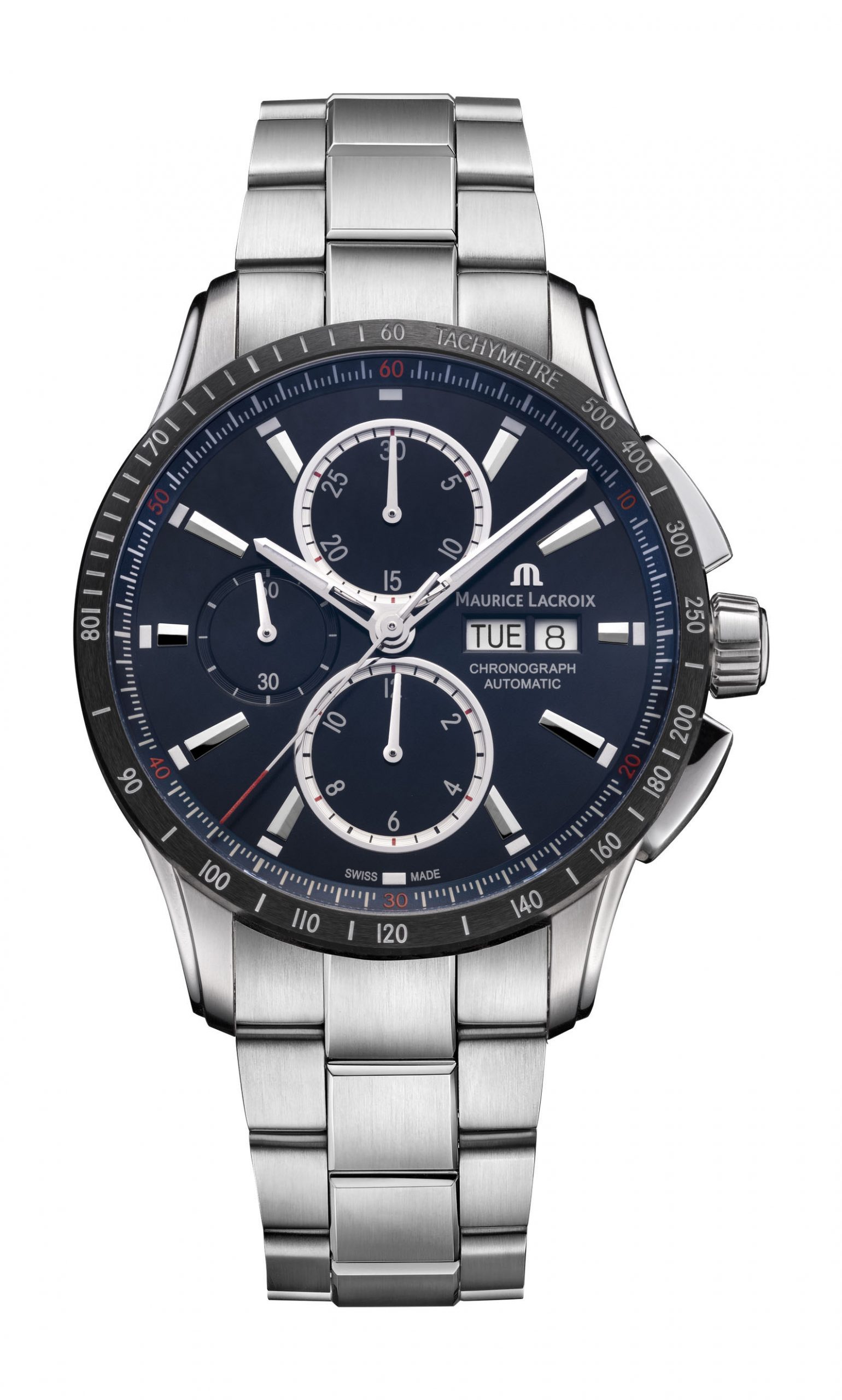 Maurice Lacroix Pontos Chronograph 43 luxury timepiece - detailed view