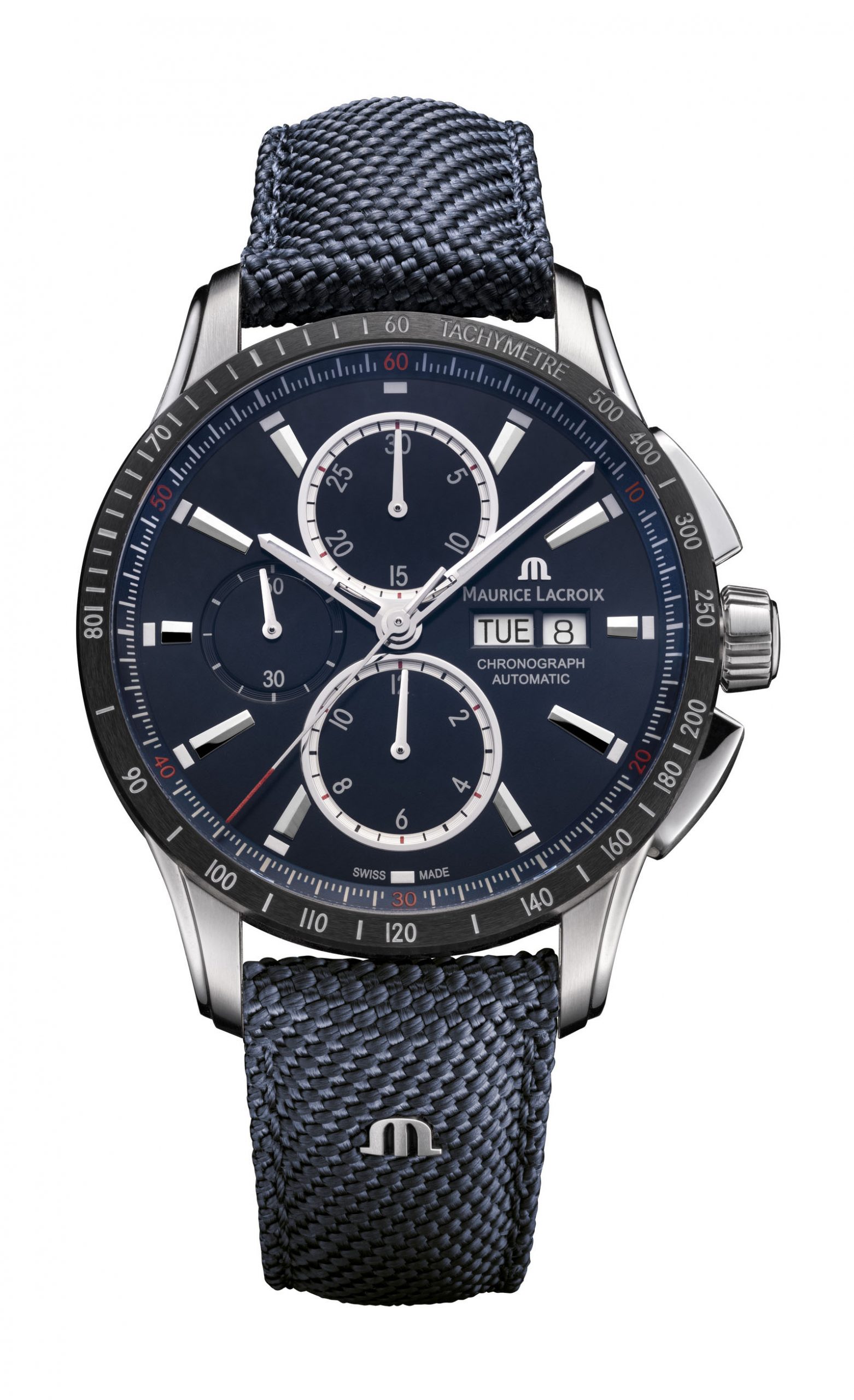 Maurice Lacroix Pontos Chronograph 43 luxury timepiece - detailed view