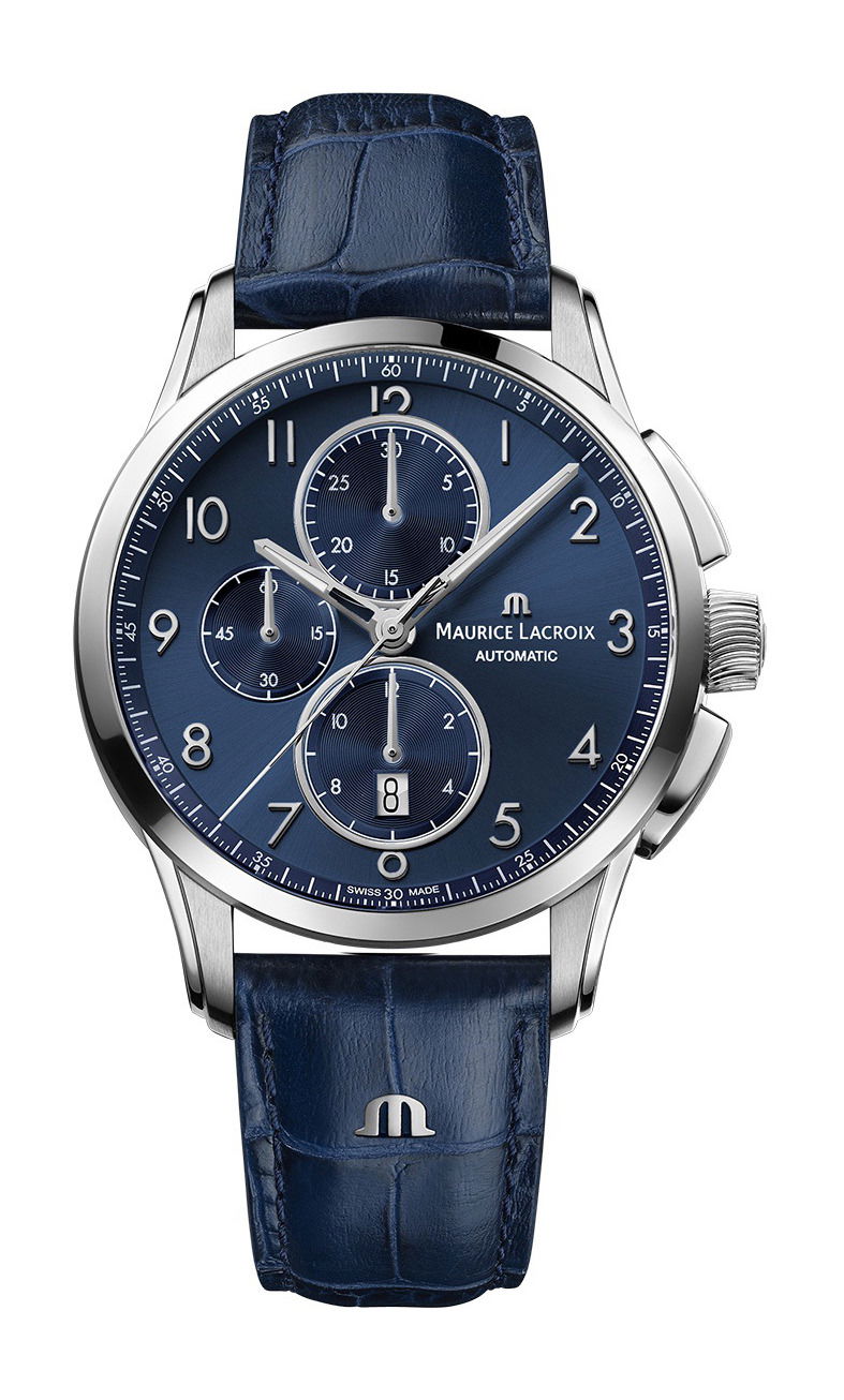 Maurice Lacroix Pontos Chronograph 43 luxury timepiece - detailed view