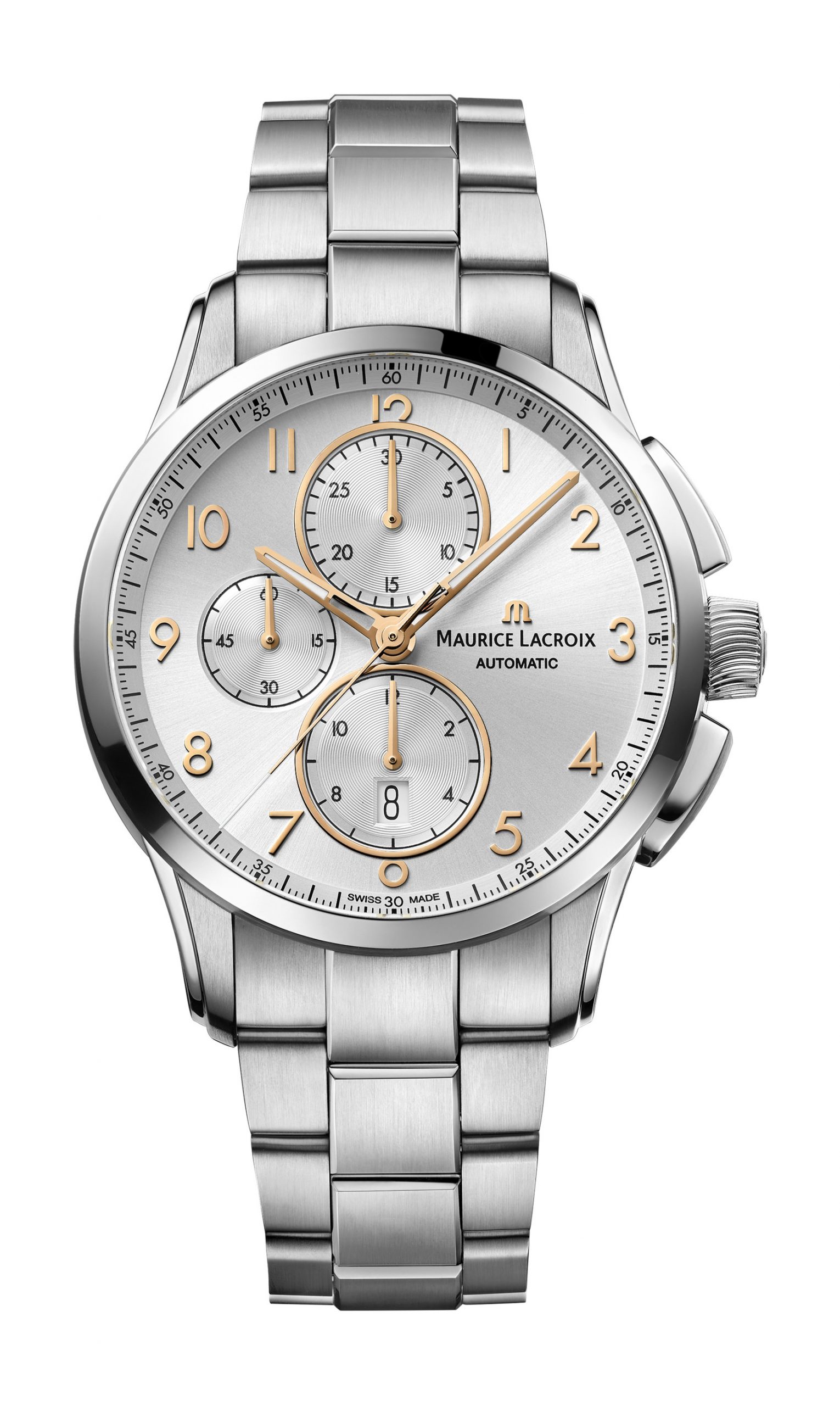 Maurice Lacroix Pontos Chronograph luxury timepiece - detailed view
