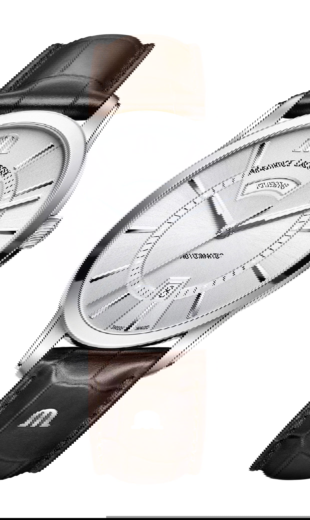 Maurice Lacroix Pontos Day Date 41mm luxury timepiece - detailed view