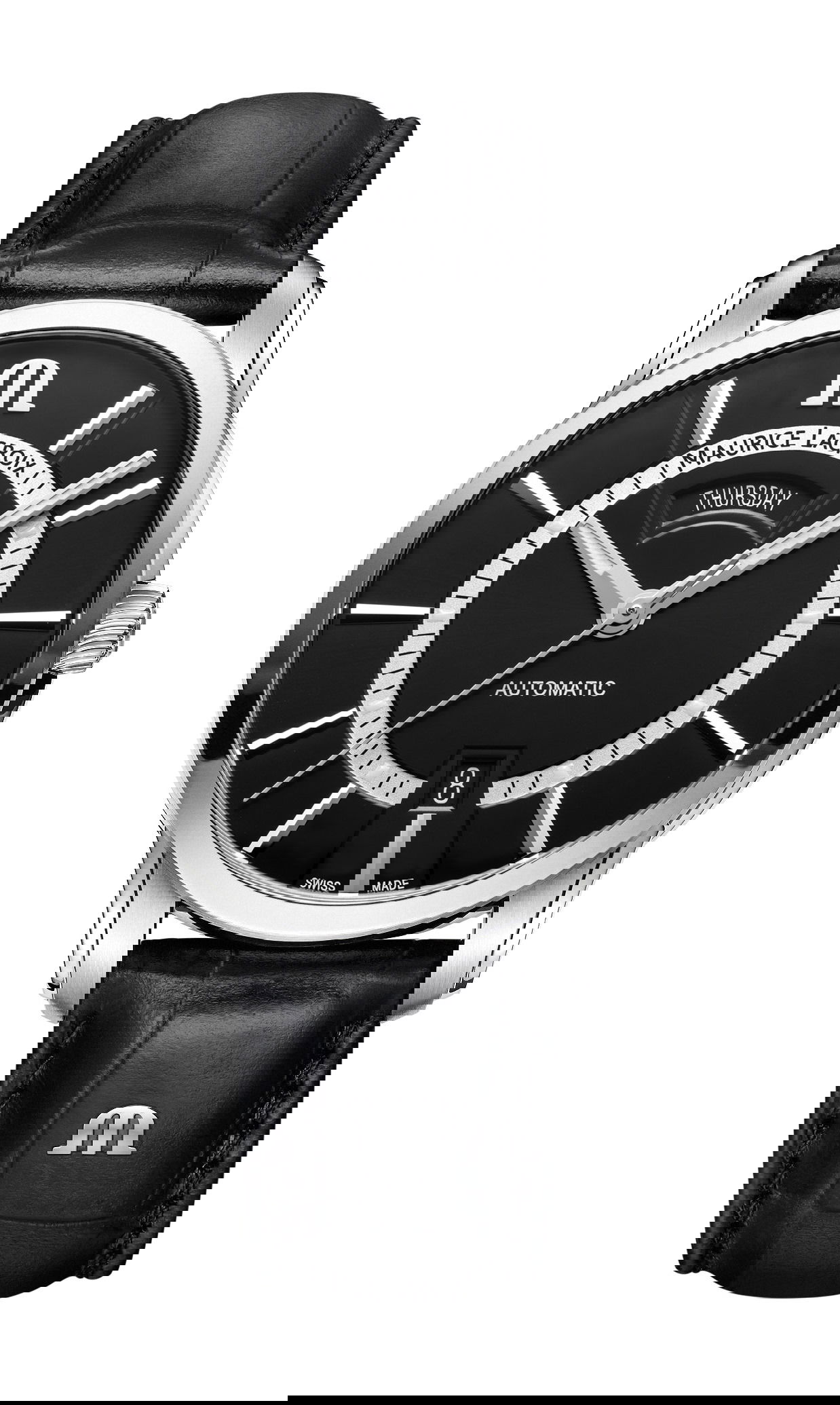 Maurice Lacroix Pontos Day Date 41 luxury timepiece - detailed view