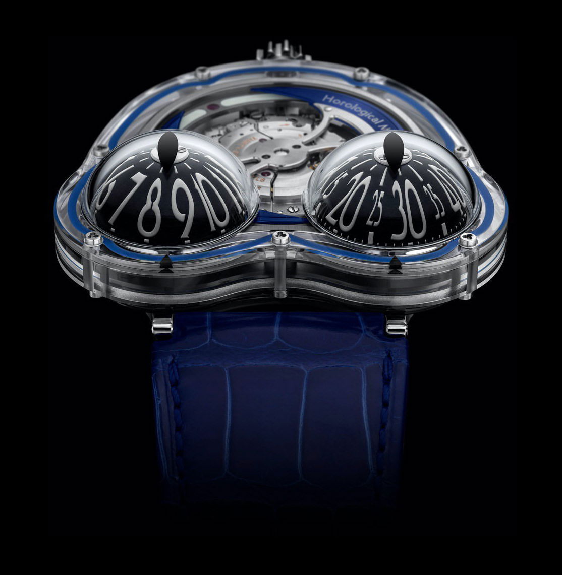 Mb and F HM3 Frog X Blue watch