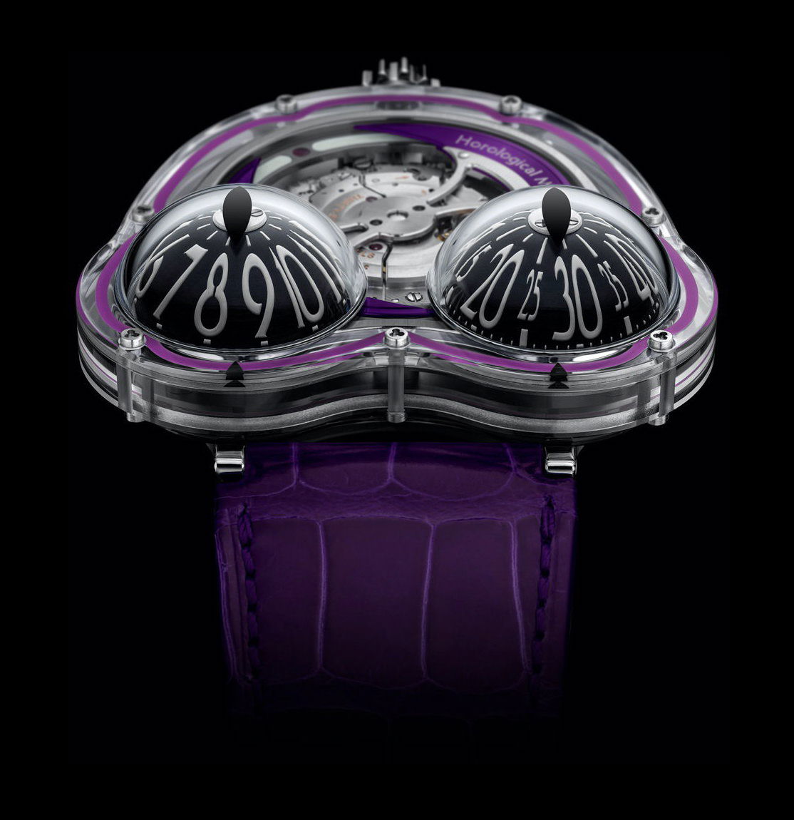 Mb and F HM3 Frog X Purple watch