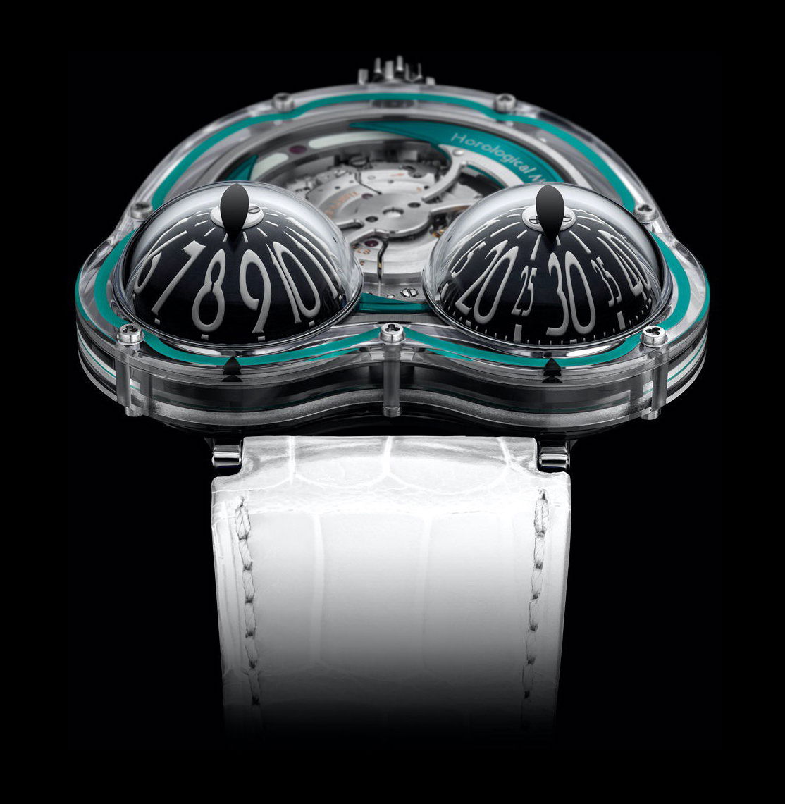 Mb and F HM3 Frog X Turquoise watch