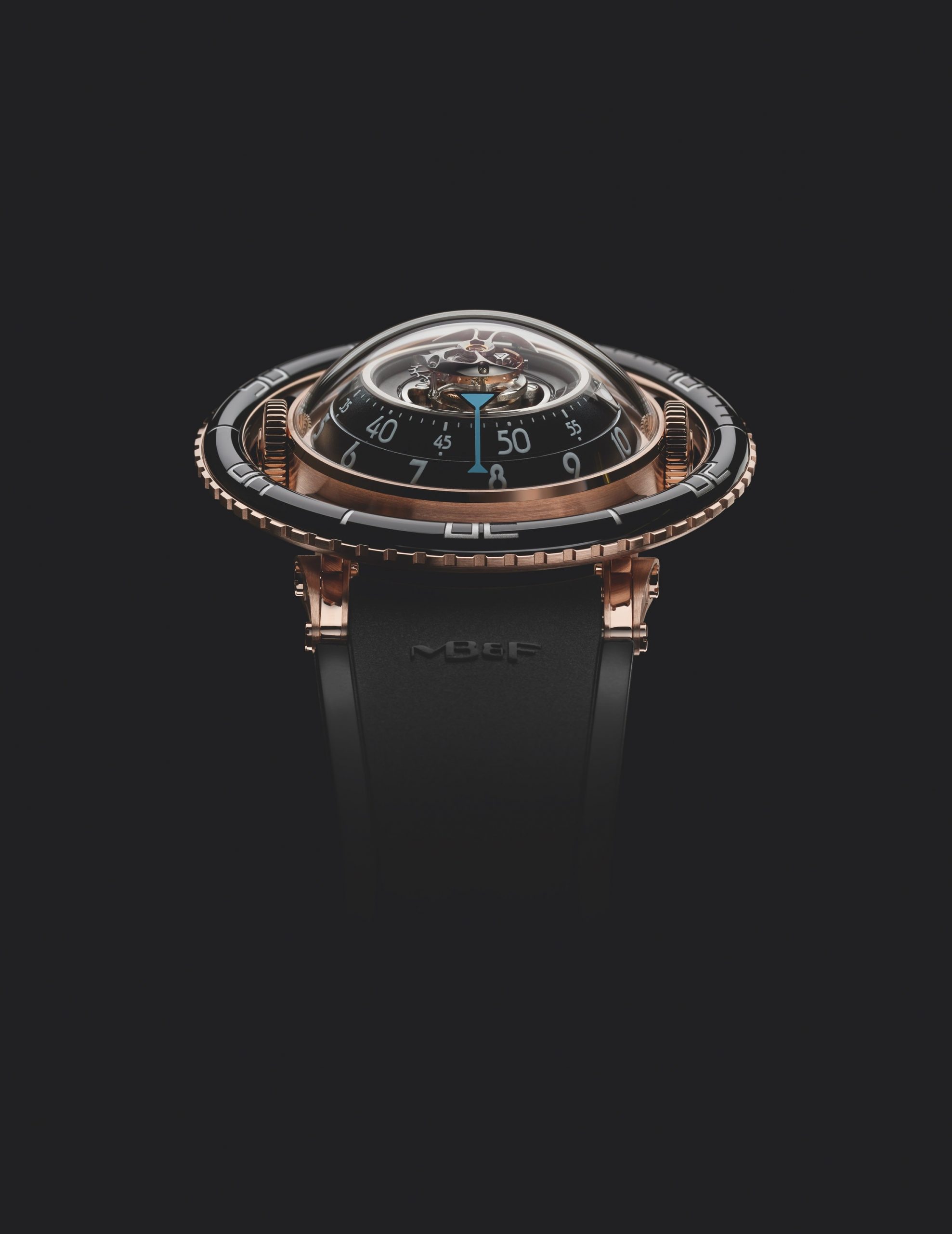 Mb and F HM7 Aquapod Red Gold watch