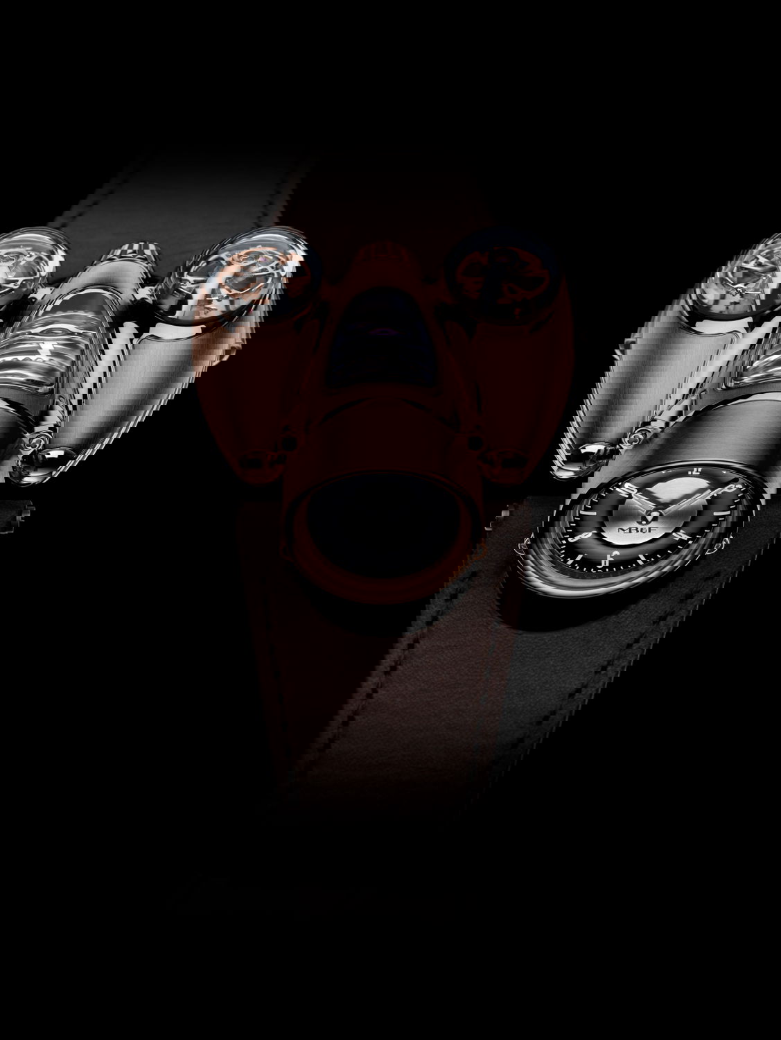 Mb and F HM9 Flow Red Gold Road watch