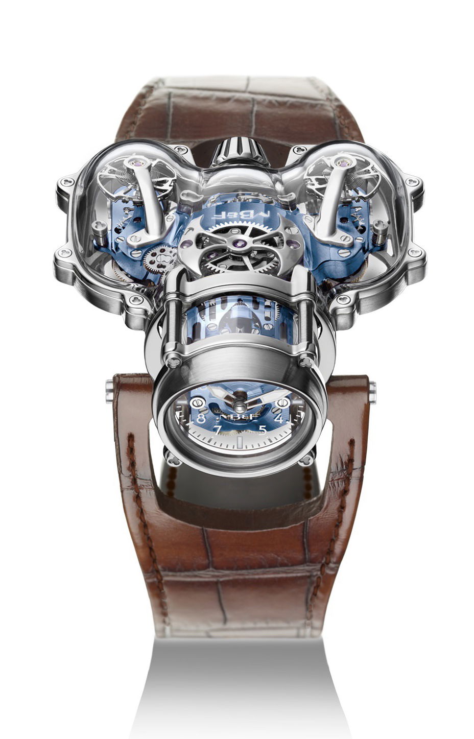 Mb and F HM9-SV White Gold Blue watch