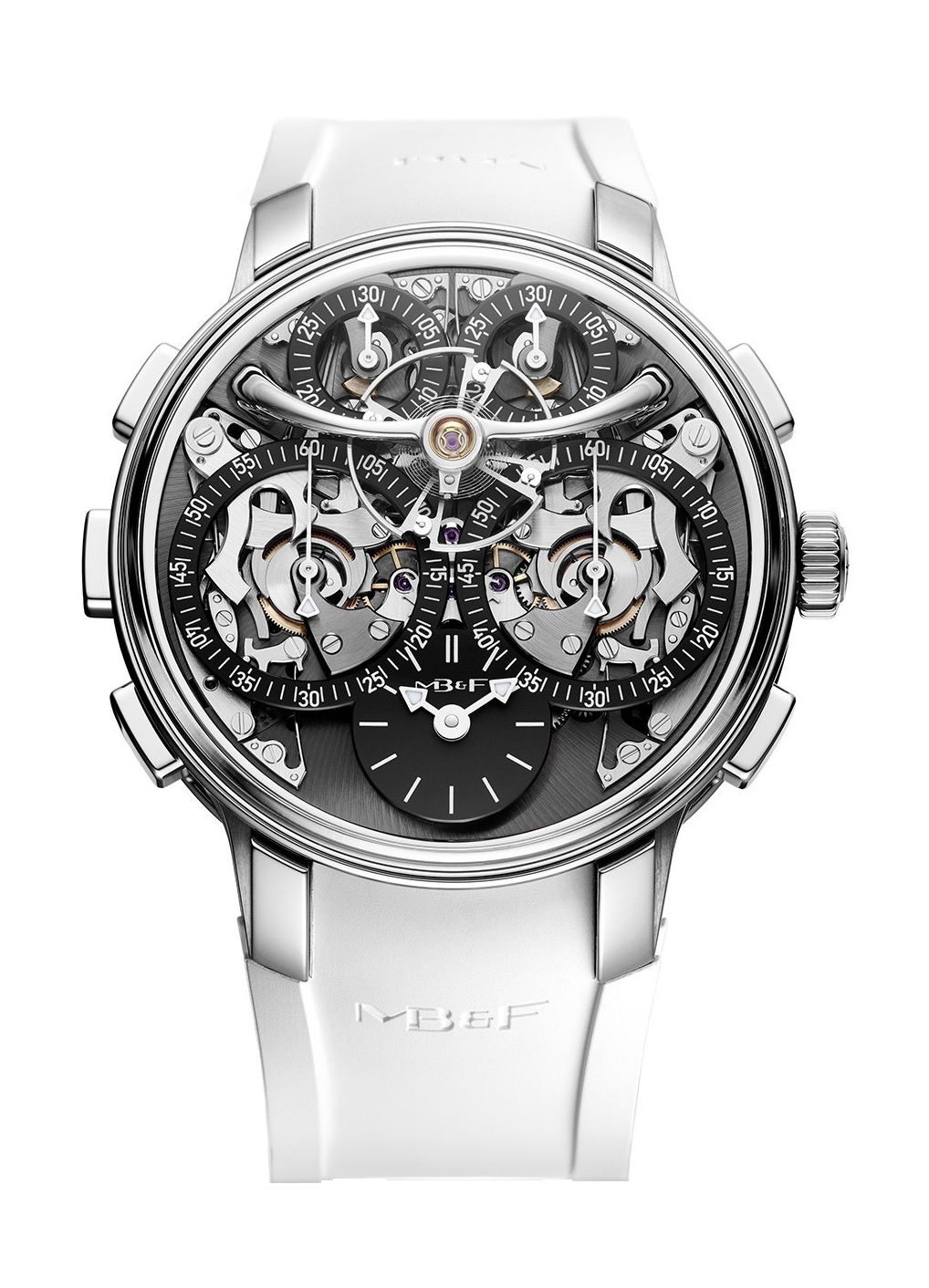 MB&F LM Sequential EVO Black luxury timepiece - detailed view