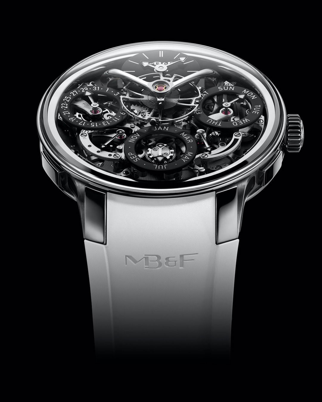 MB&F LM Perpetual EVO luxury timepiece - detailed view
