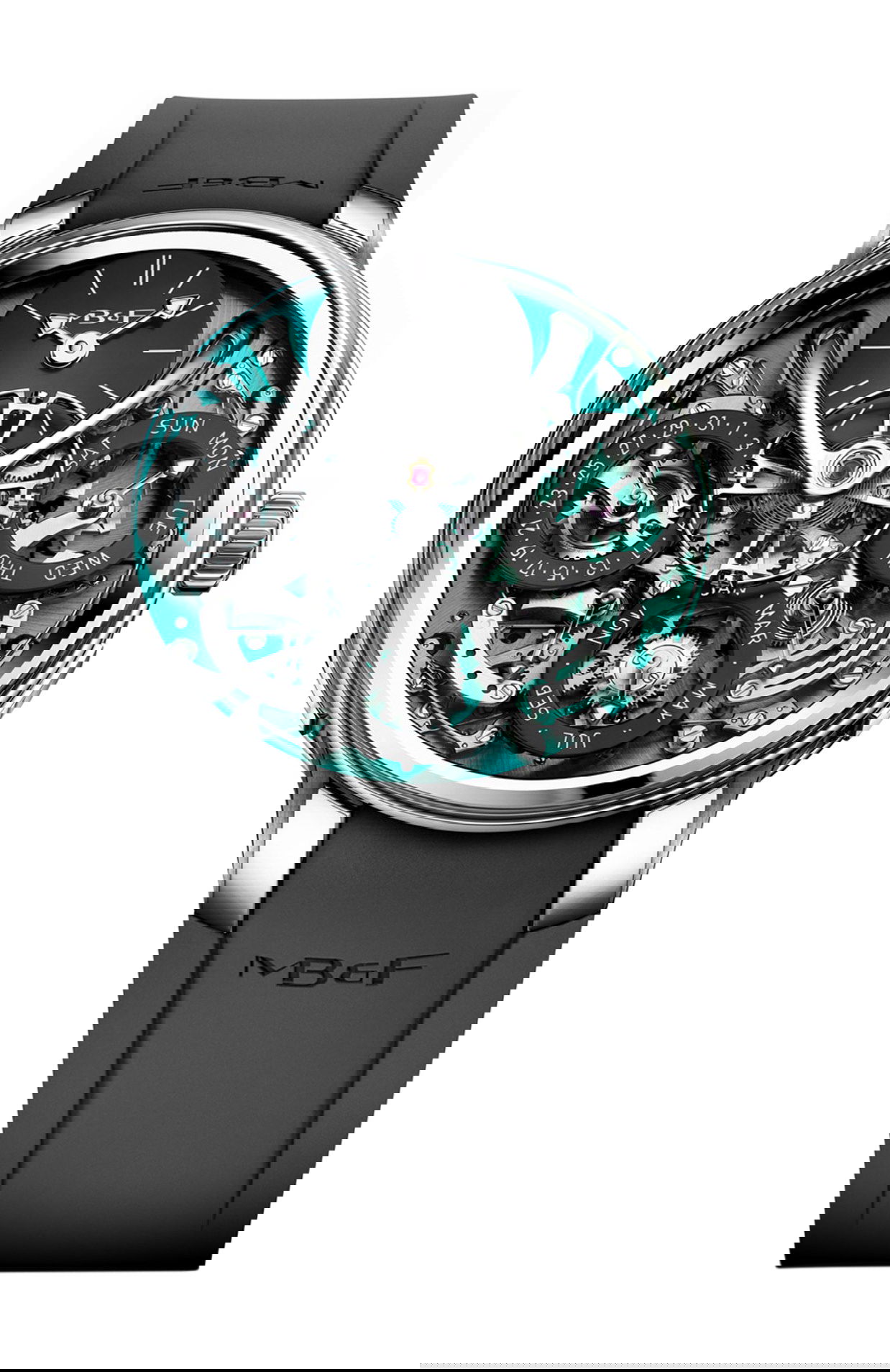 MB&F LM Perpetual EVO Green luxury timepiece - detailed view