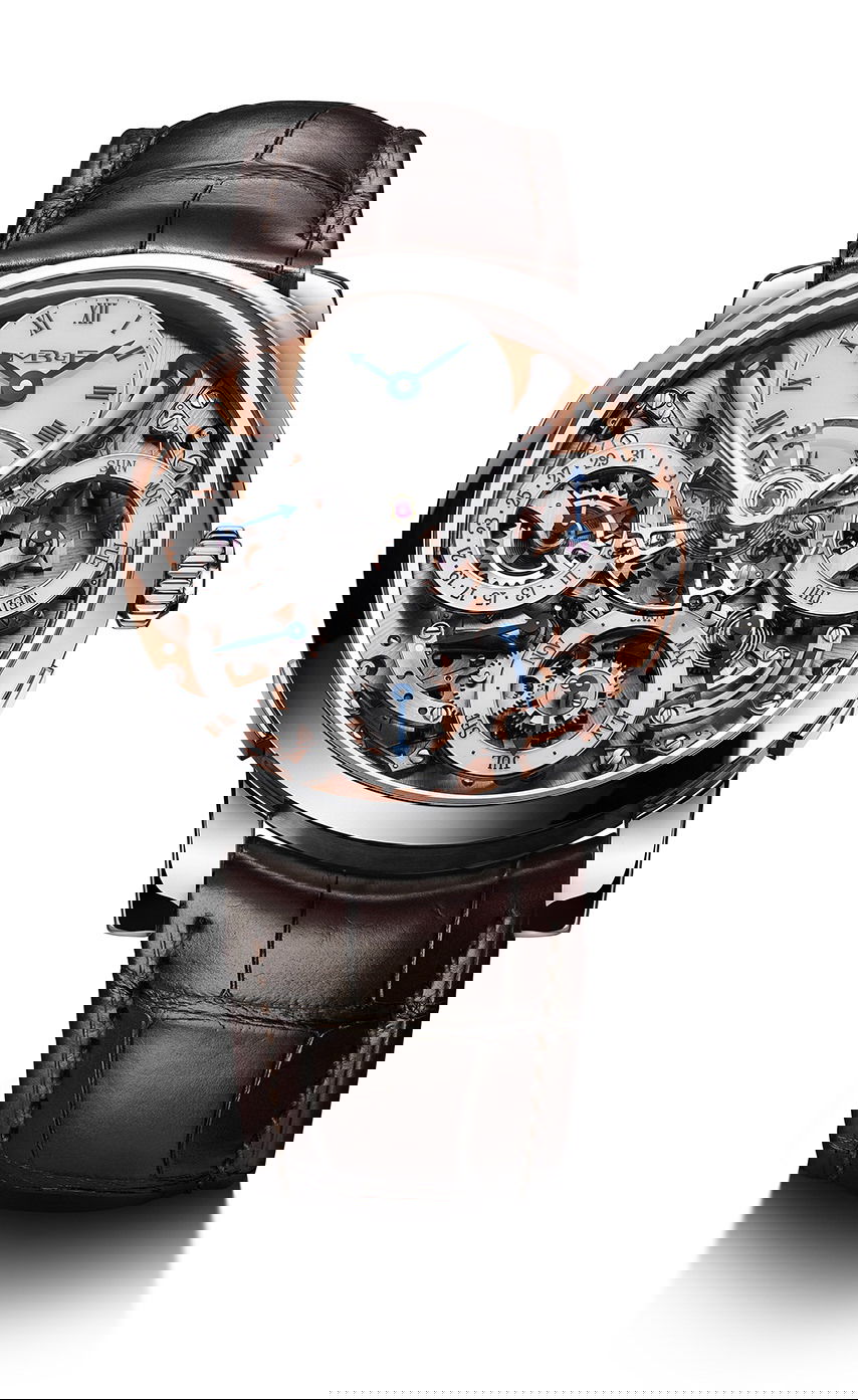 MB&F LM Perpetual Stainless Steel luxury timepiece - detailed view