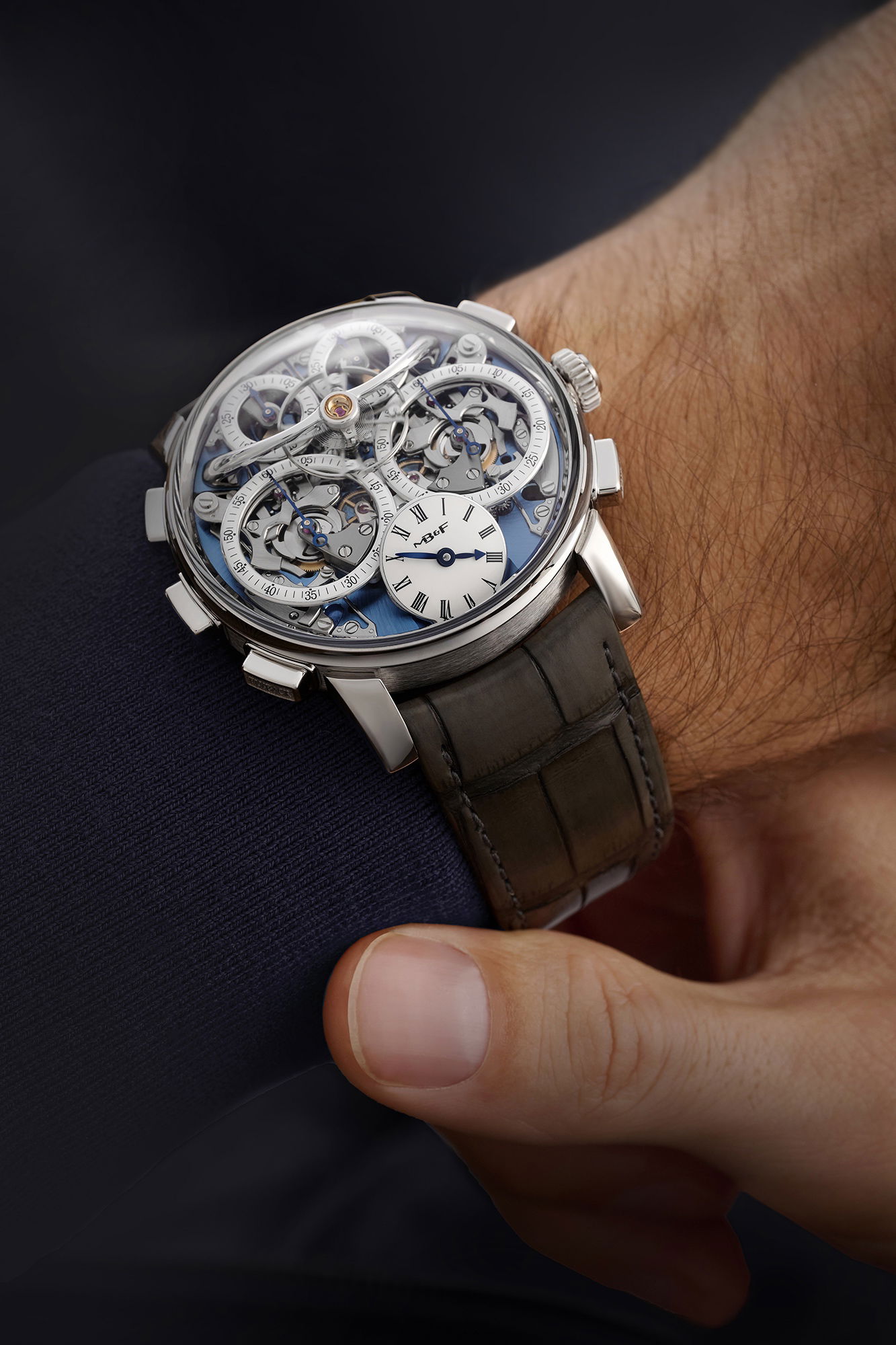 MB&F LM Sequential Flyback Platinum - View 2