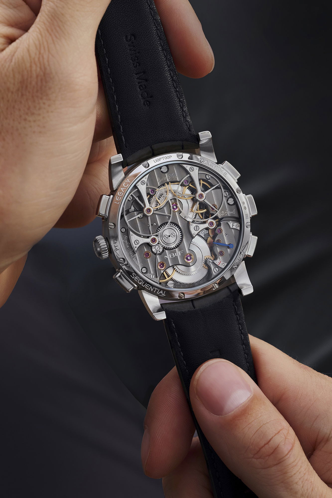 MB&F LM Sequential Flyback Platinum - View 3