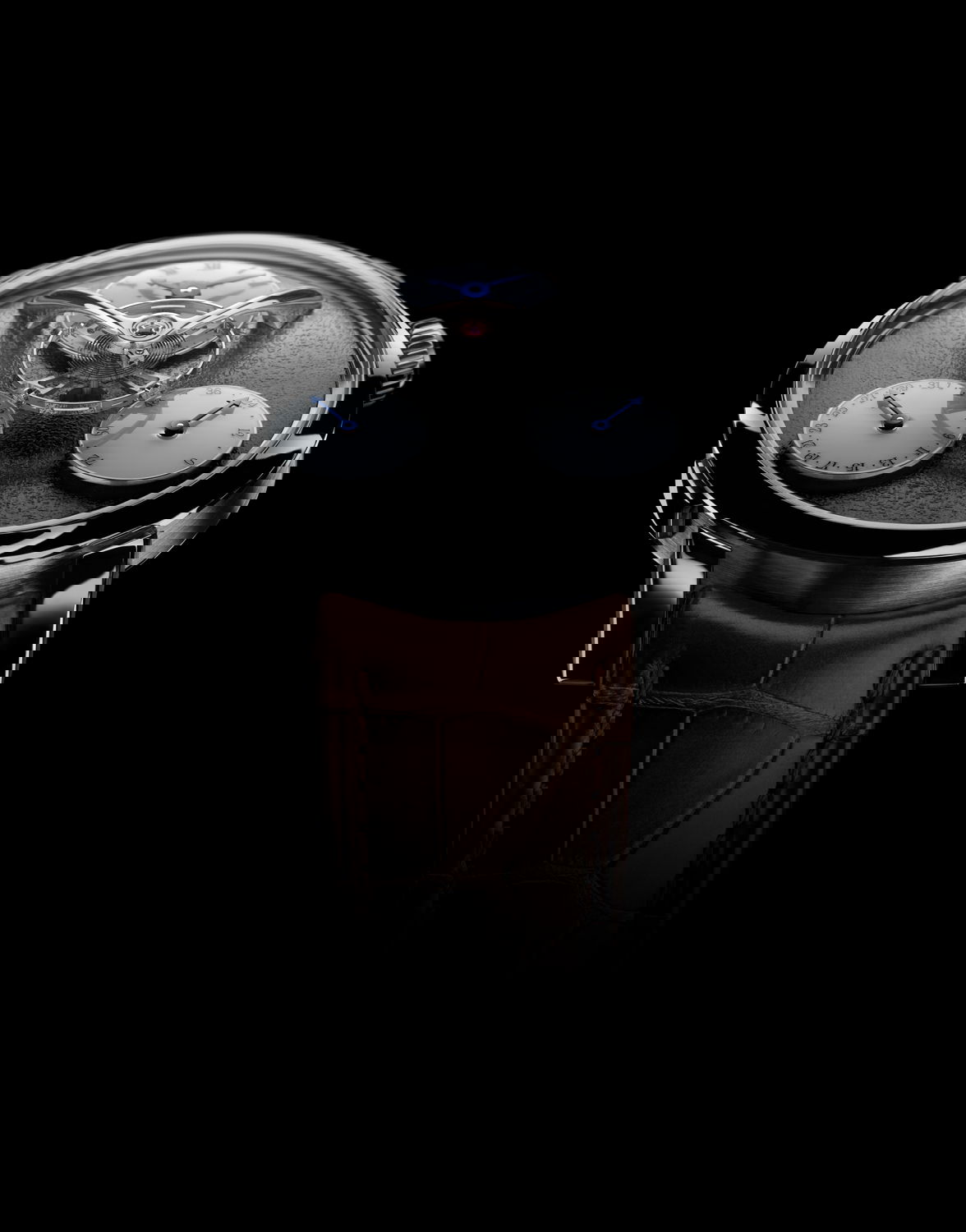 MB&F LM Split Escapement Ruthenium luxury timepiece - detailed view
