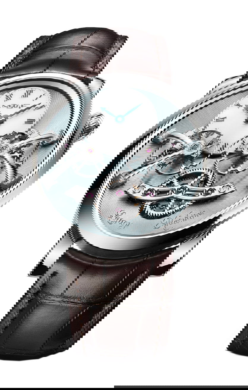 MB&F LM2 Palladium luxury timepiece - detailed view