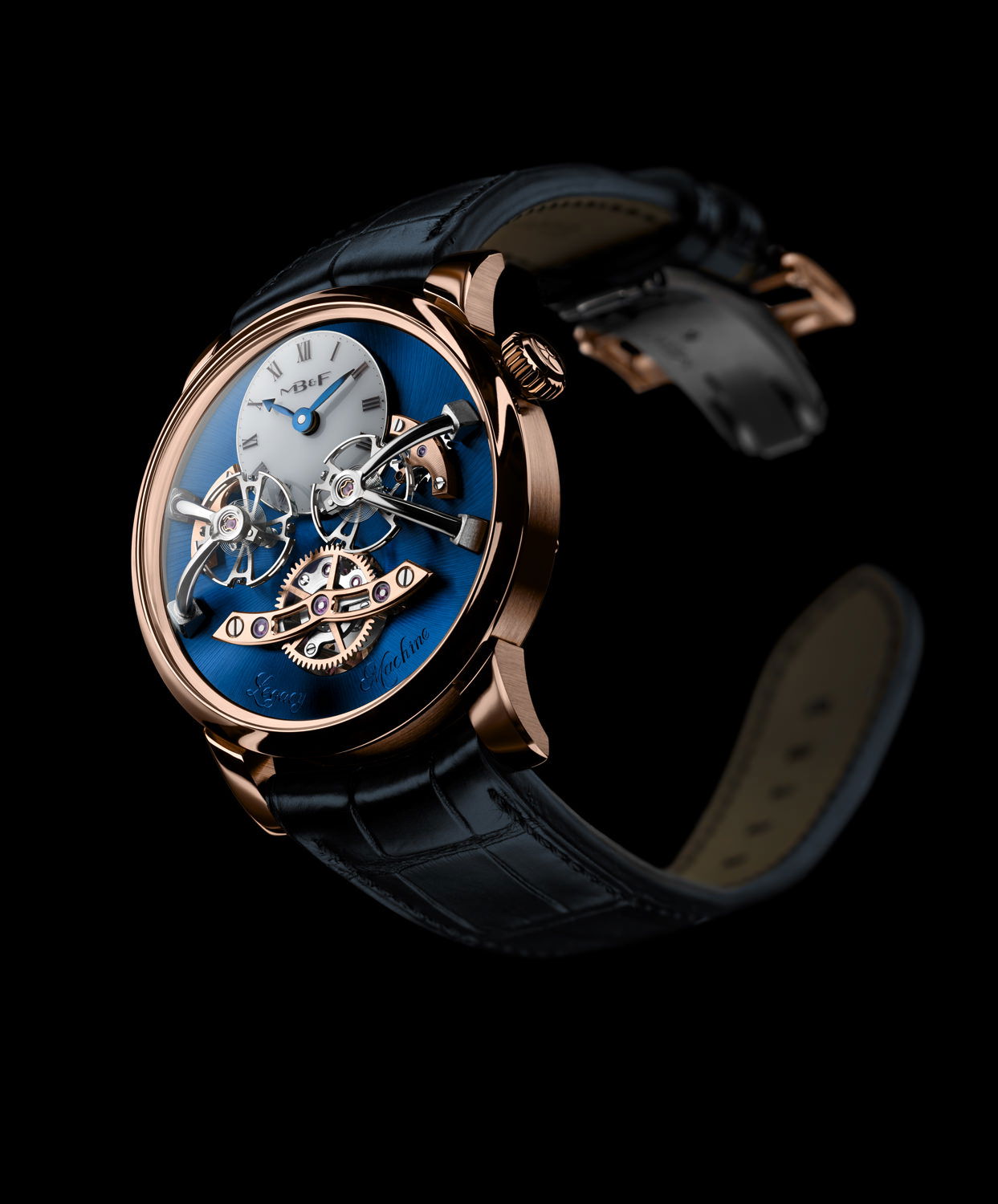 MB&F LM2 Red Gold Blue - View 2