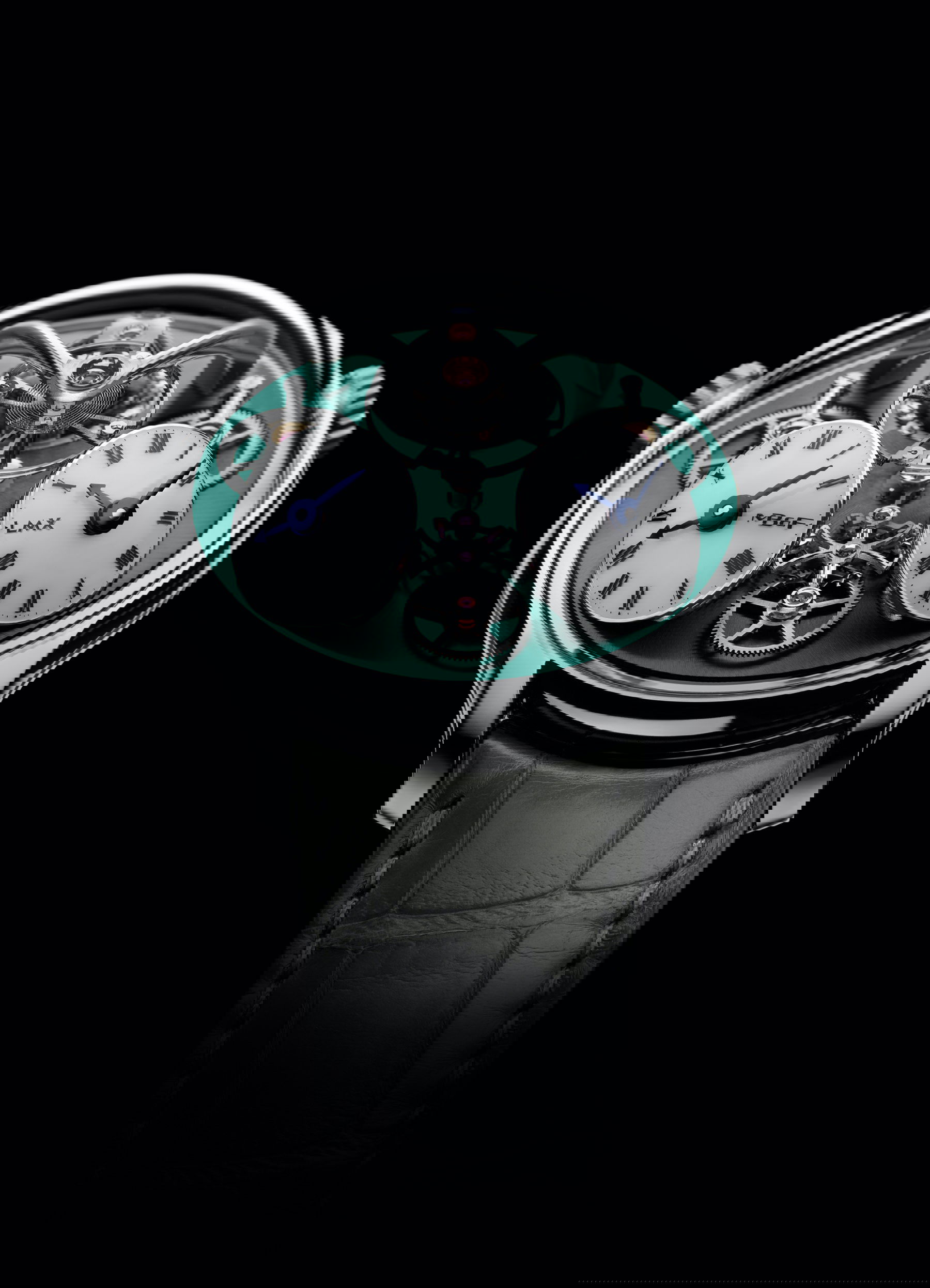 MB&F LMX Titanium luxury timepiece - detailed view
