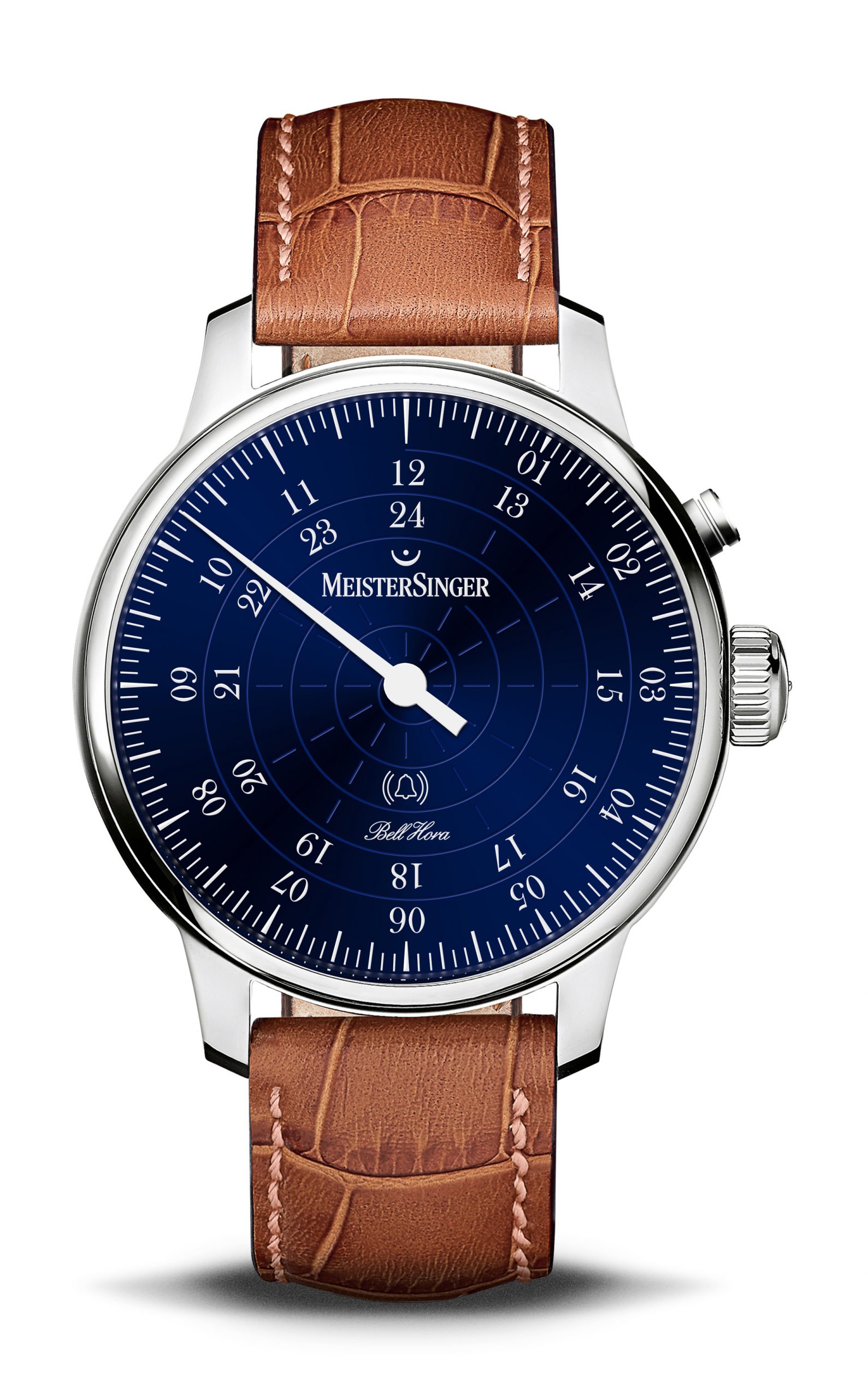 Meistersinger Bell Hora Sunburst Blue watch