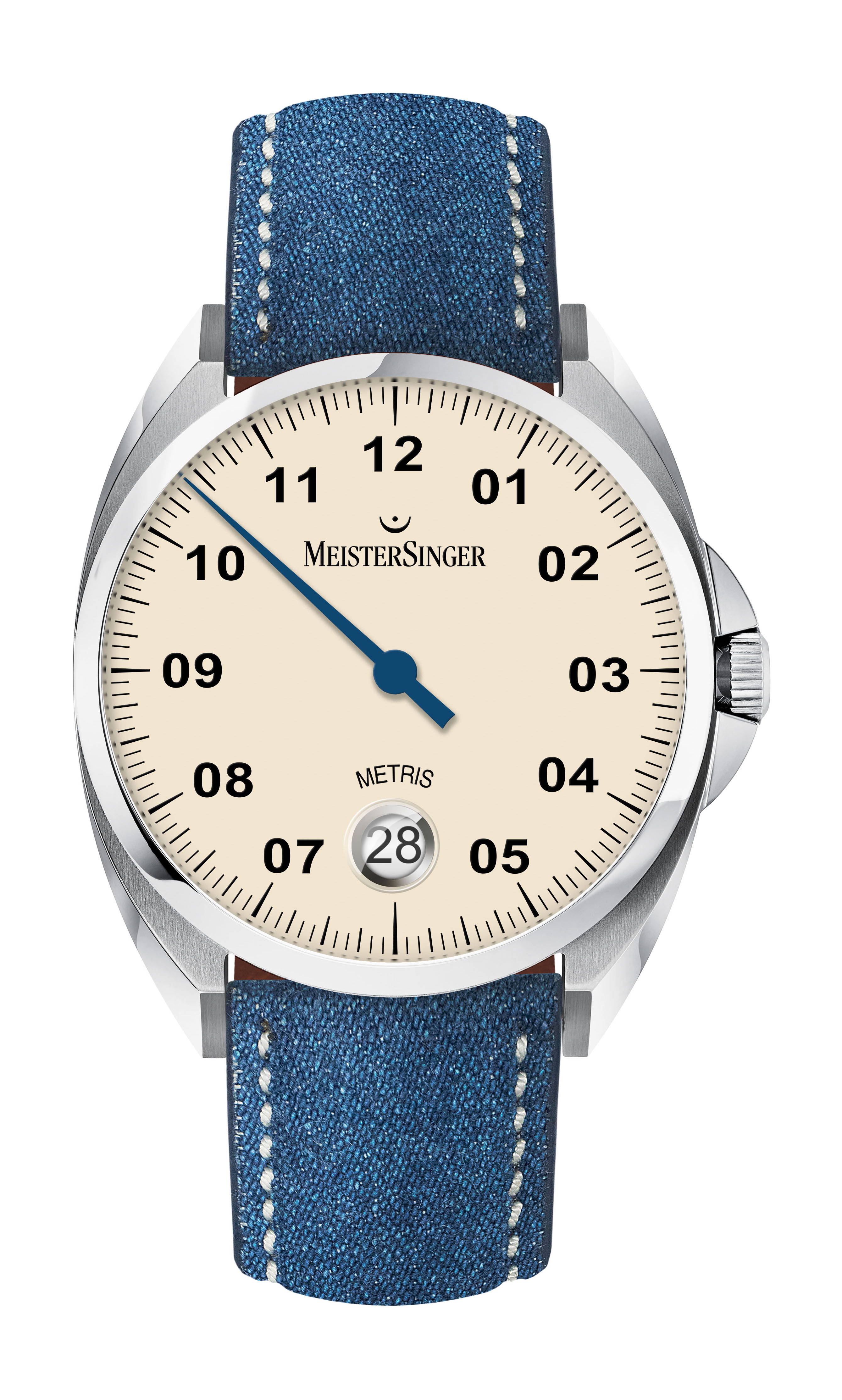 Meistersinger Metris Ivory watch