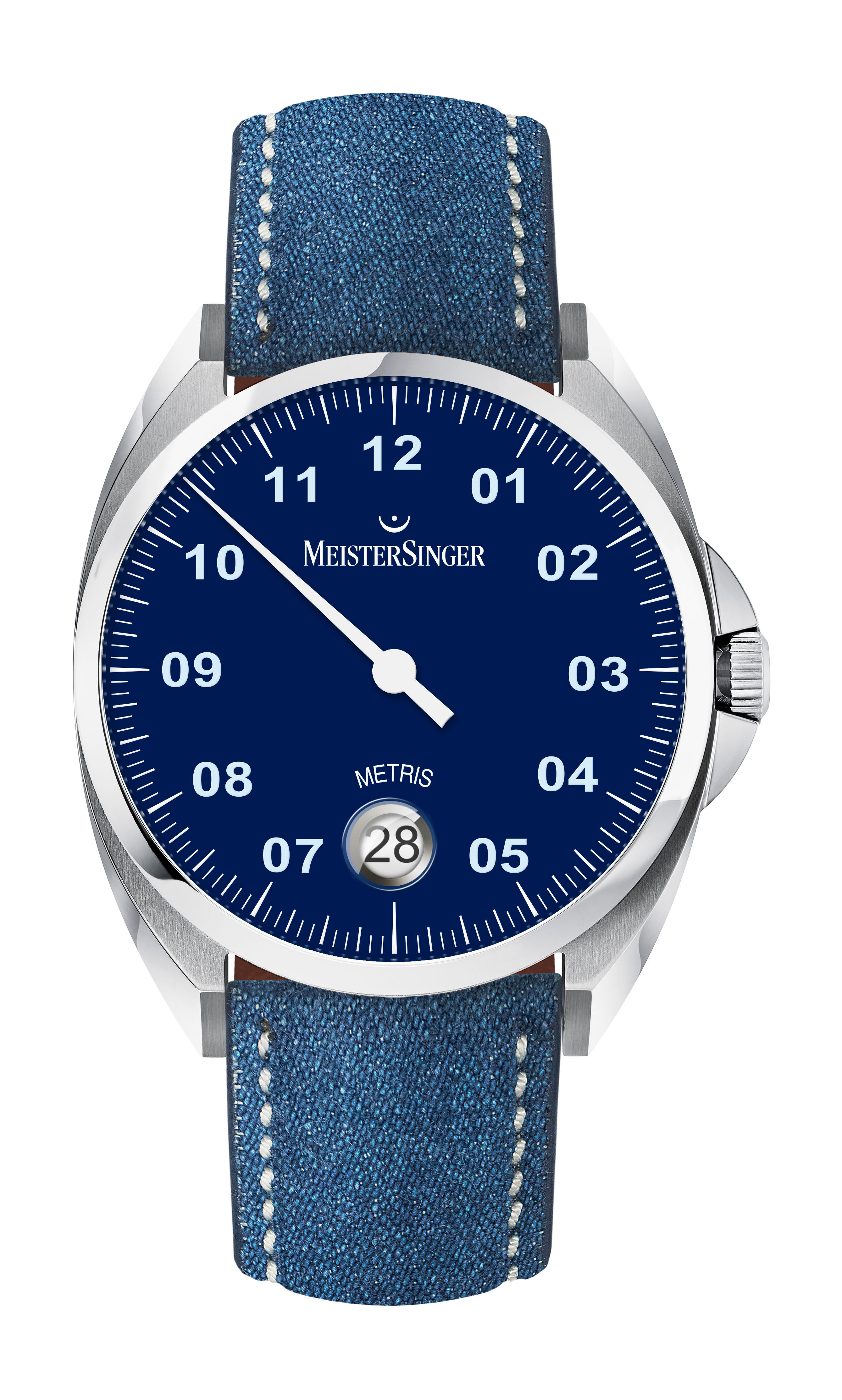 Meistersinger Metris Blue watch