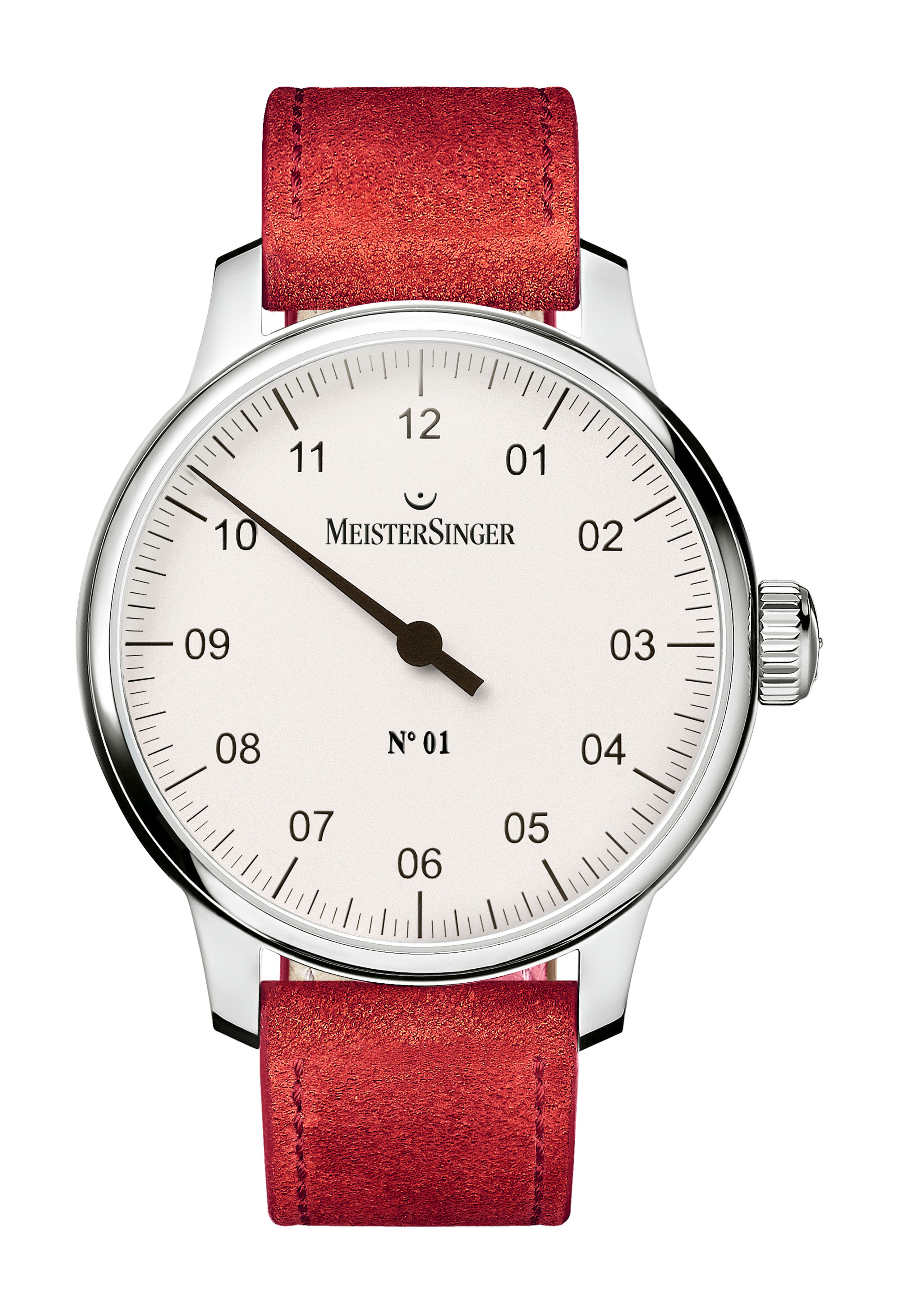 MeisterSinger N°01 40 mm luxury timepiece - detailed view