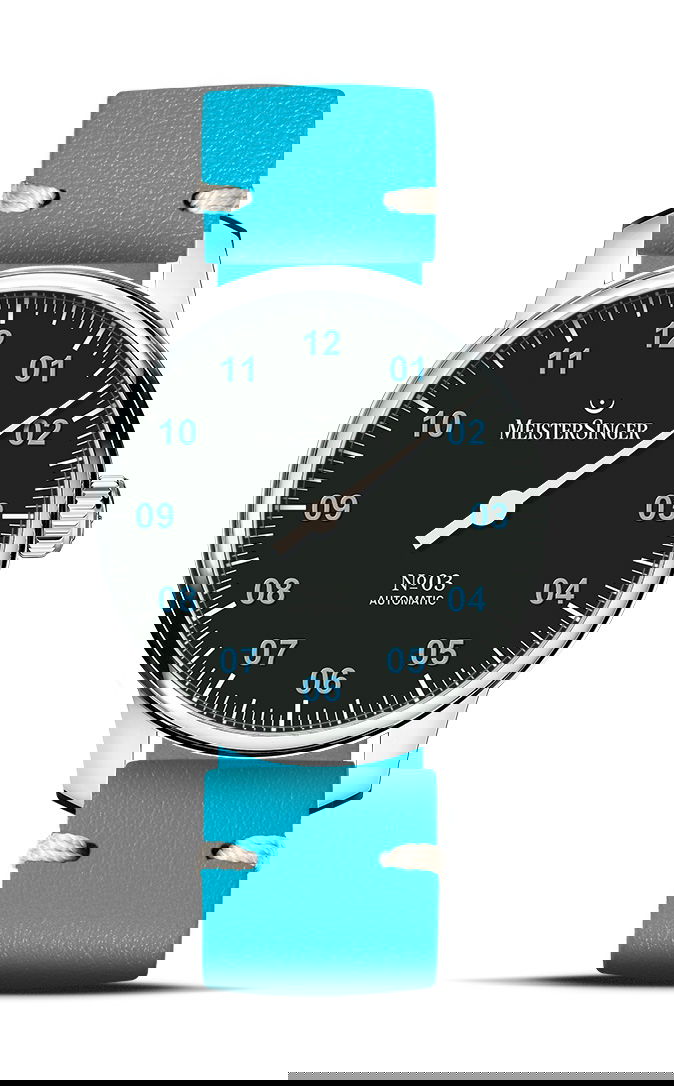 MeisterSinger N°03 Special Edition 43 luxury timepiece - detailed view