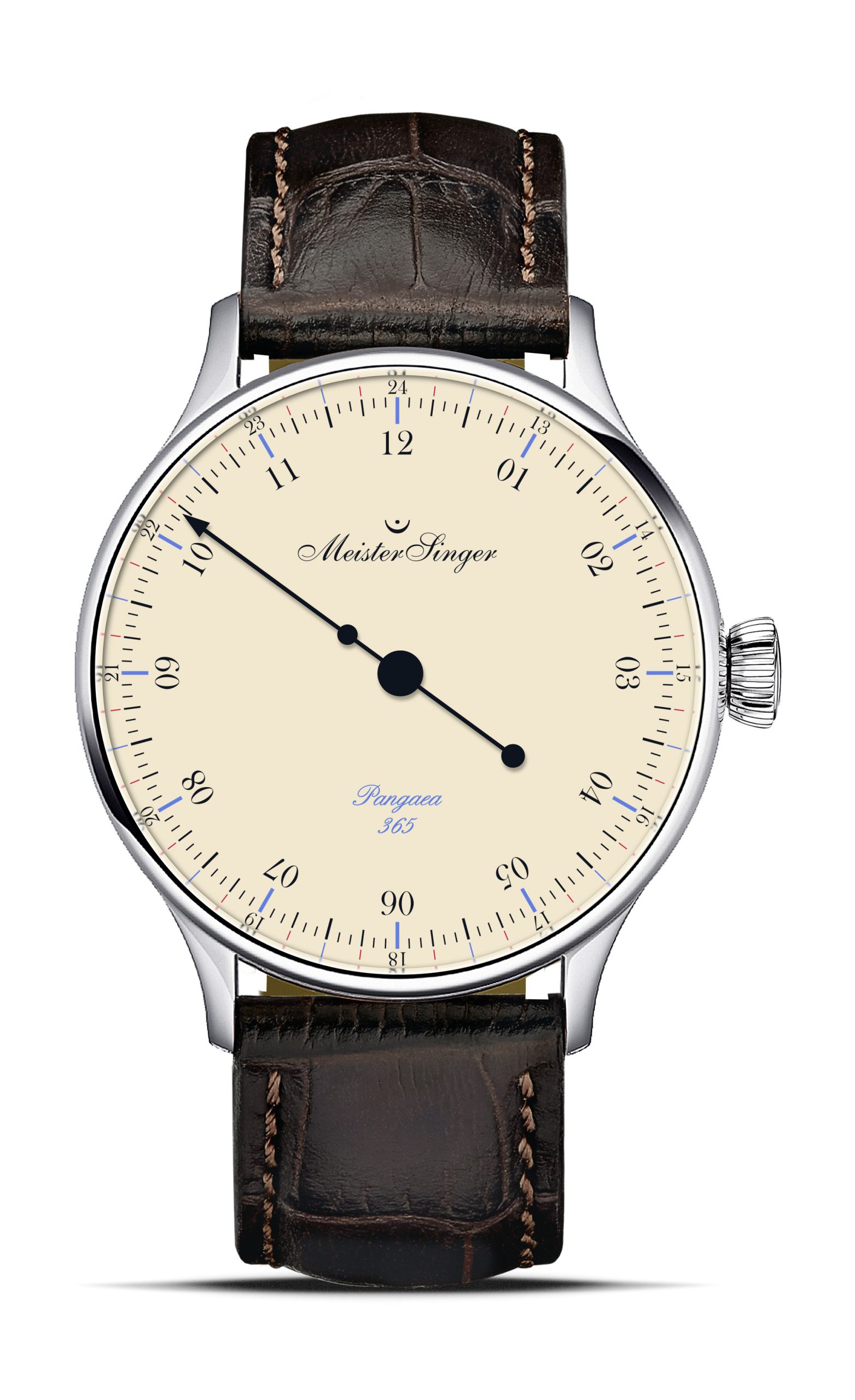 MeisterSinger Pangea 365 luxury timepiece - detailed view