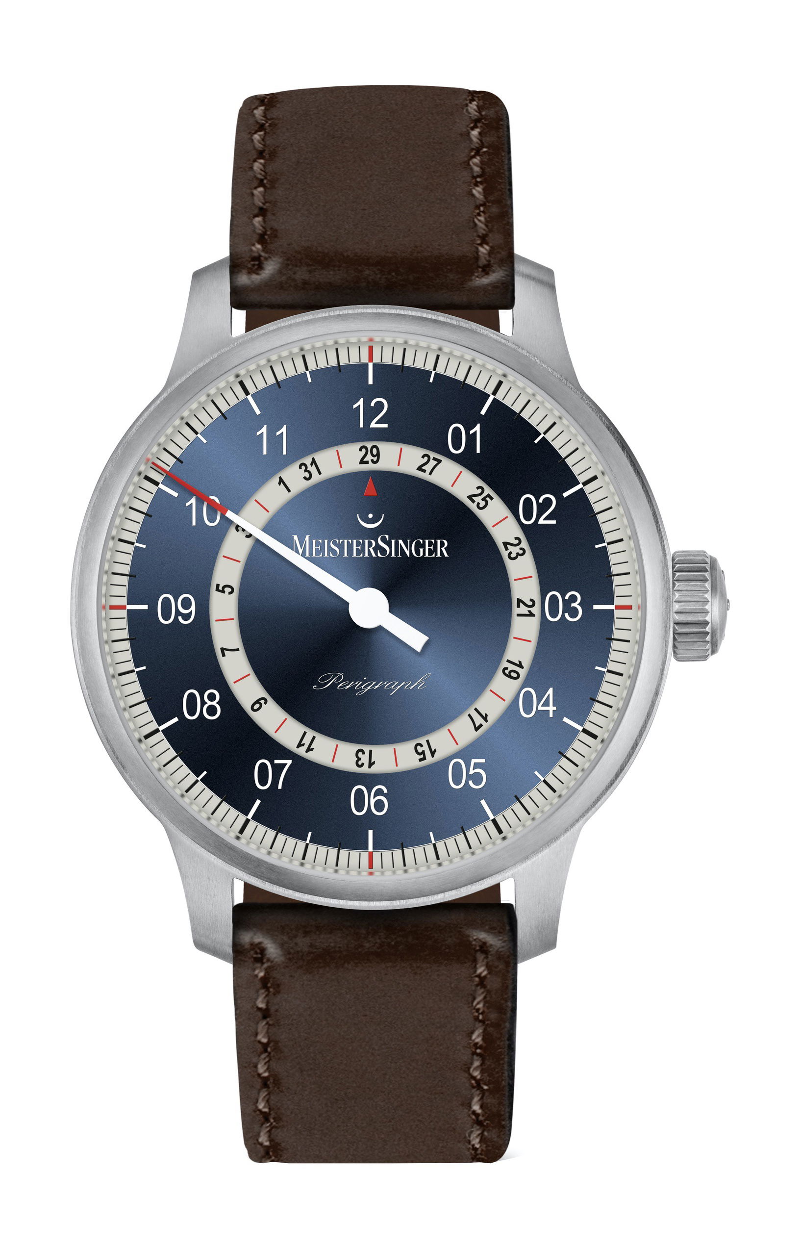 MeisterSinger Perigraph luxury timepiece - detailed view