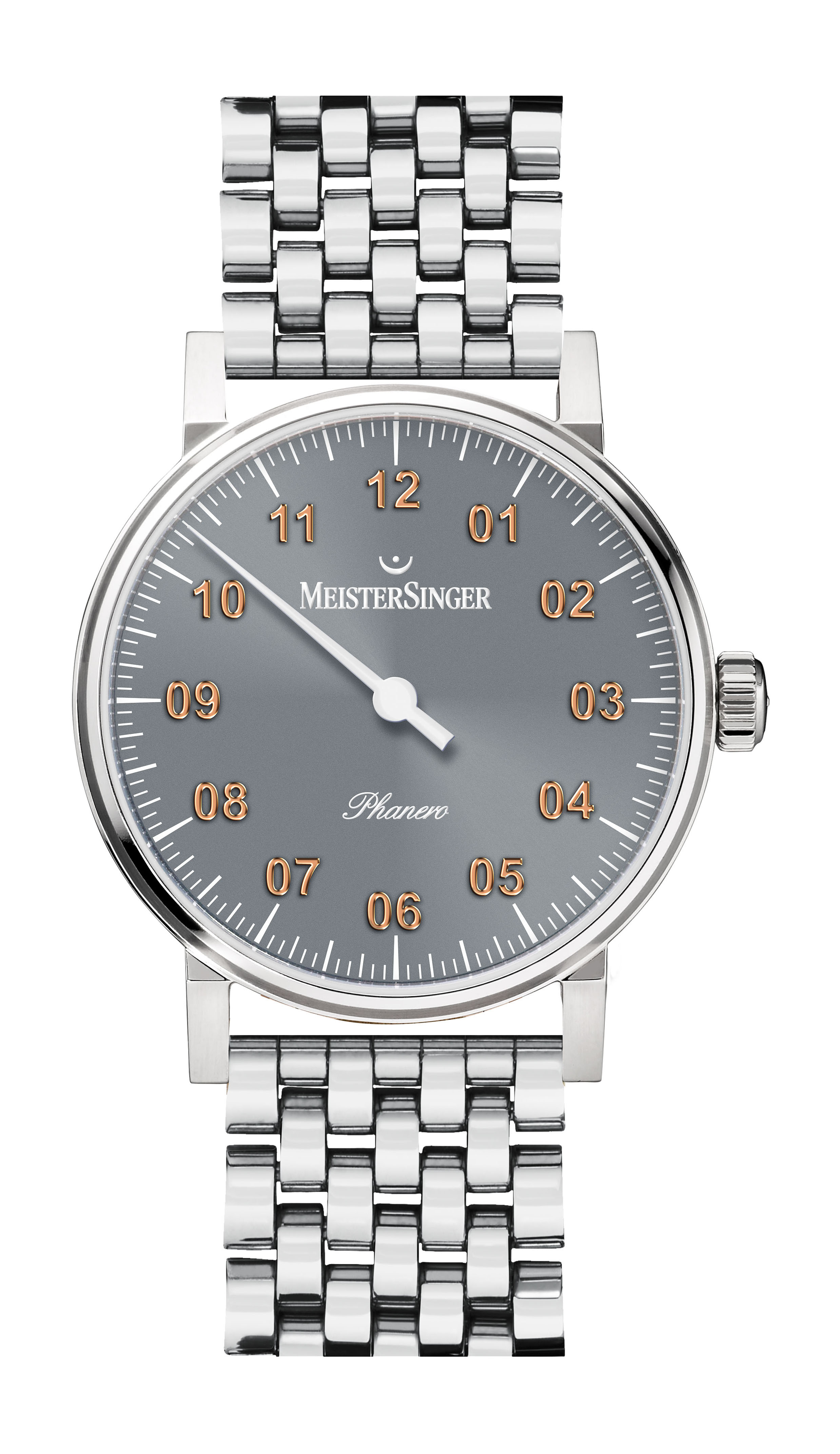 MeisterSinger Phanero luxury timepiece - detailed view