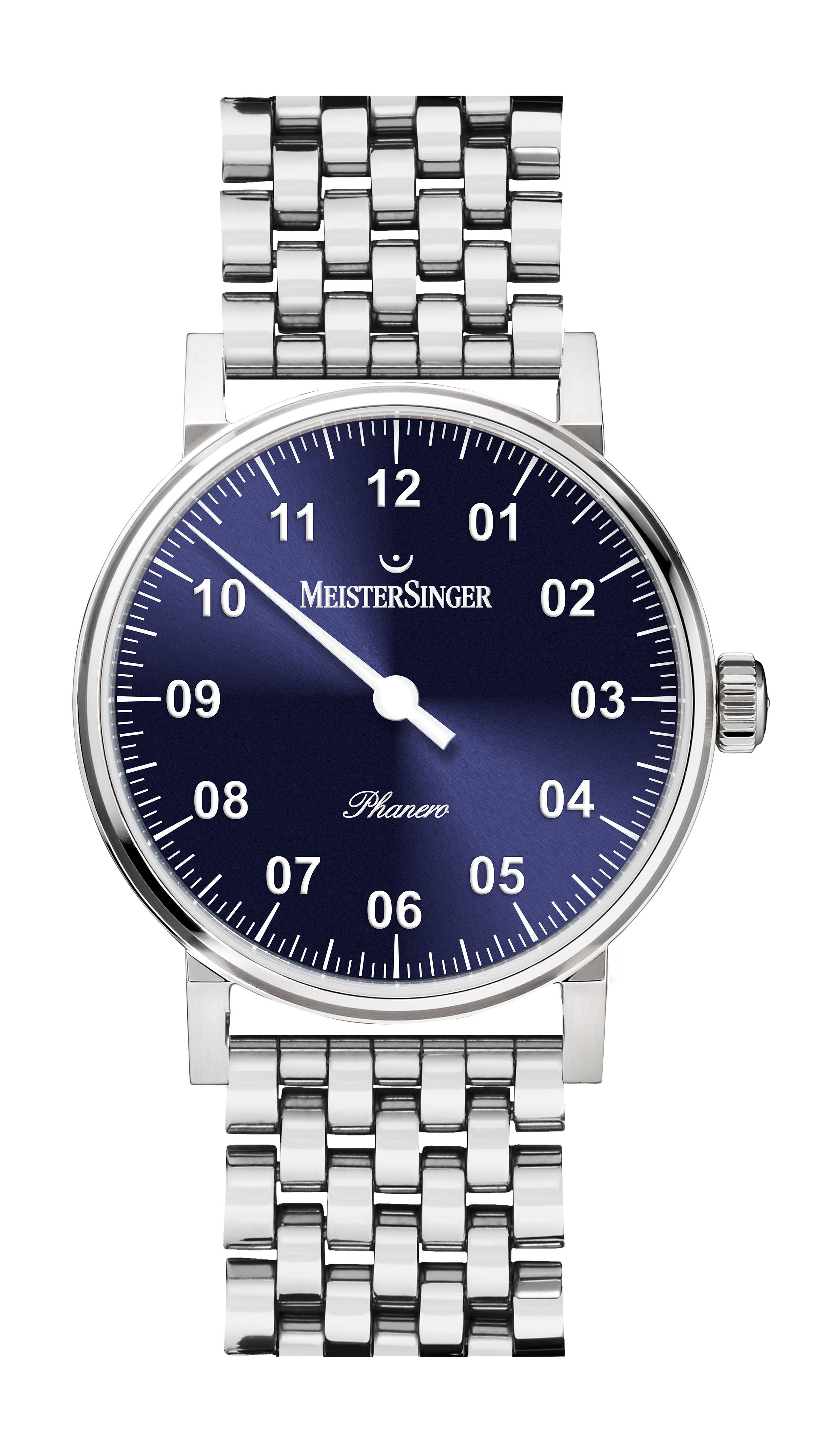 MeisterSinger Phanero luxury timepiece - detailed view