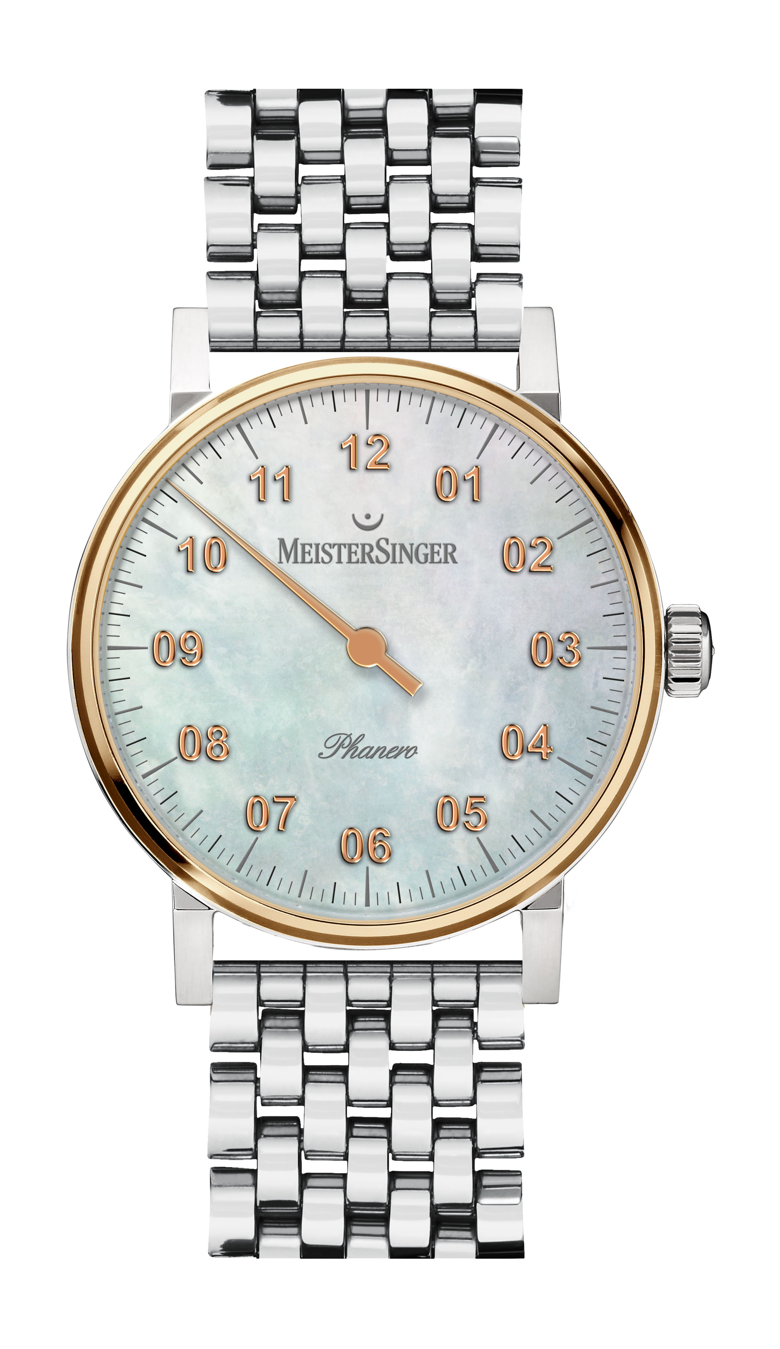 MeisterSinger Phanero luxury timepiece - detailed view
