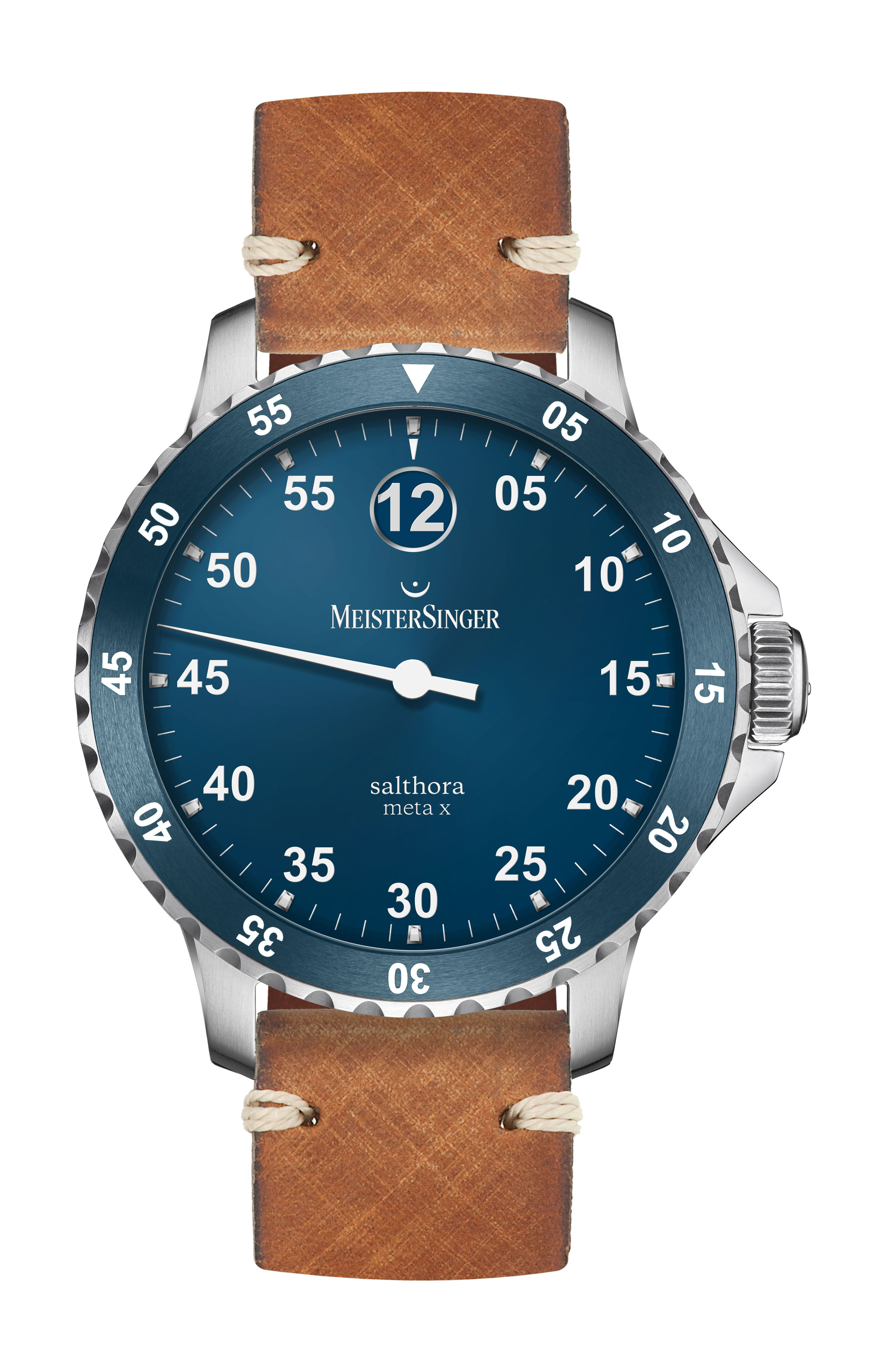 MeisterSinger Salthora Meta X luxury timepiece - detailed view