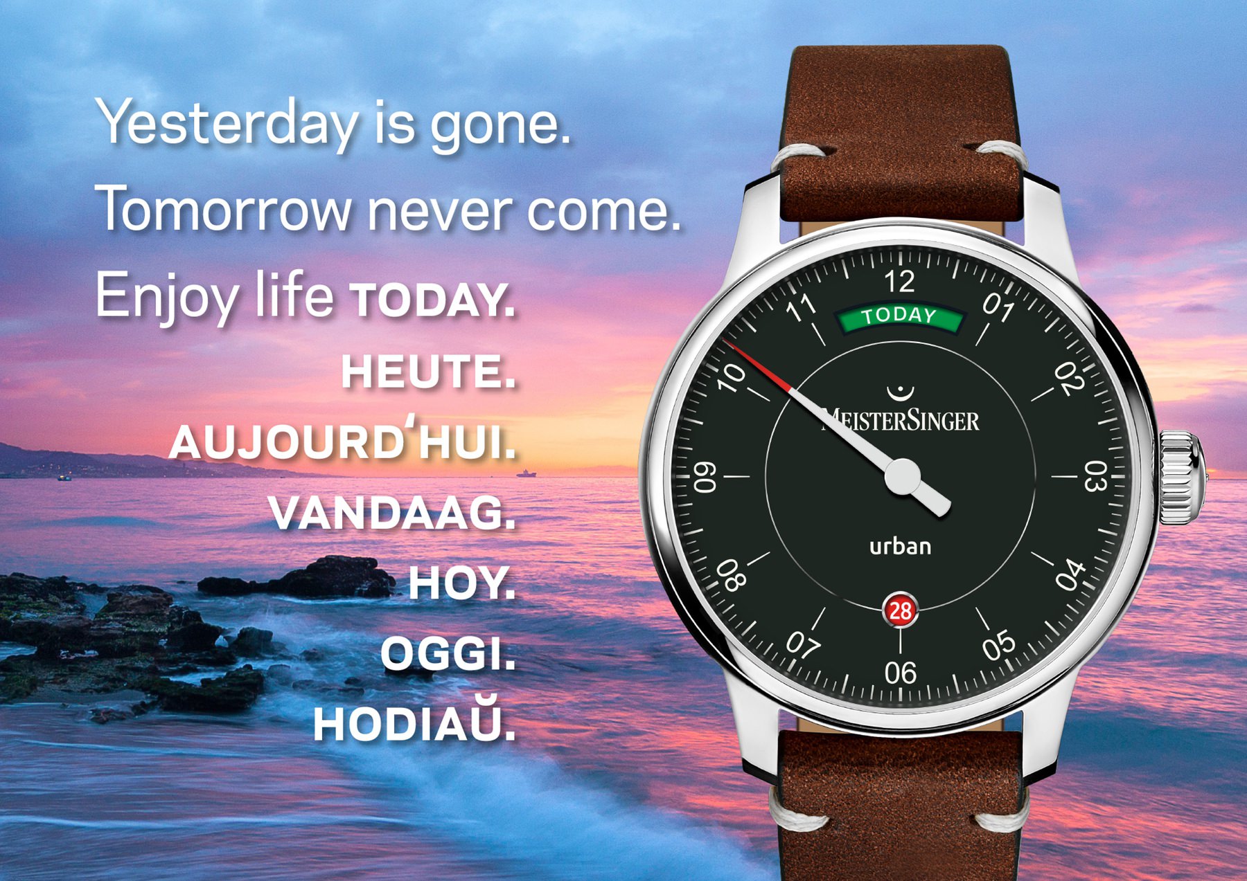 MeisterSinger Urban Day Date TODAY edition - View 3
