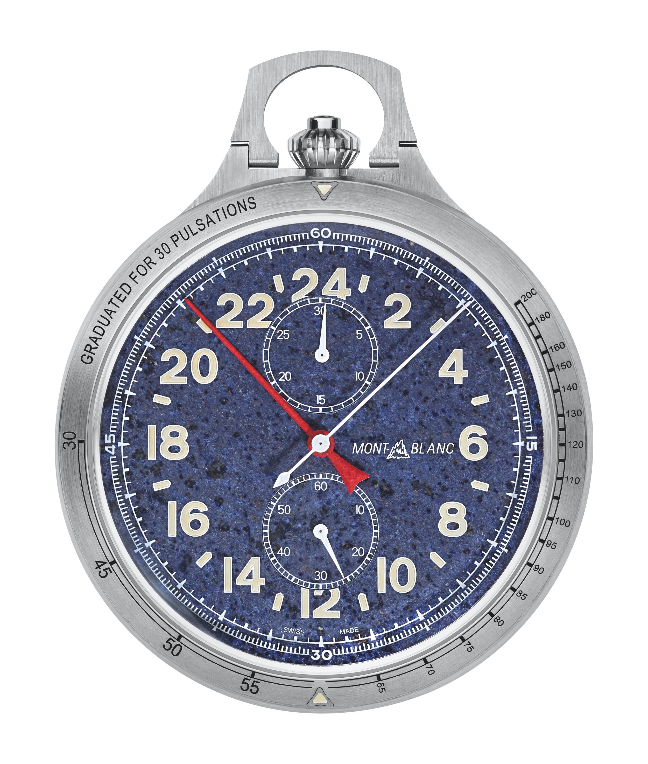 Montblanc 1858 Pocket watch Limited Edition luxury timepiece - detailed view