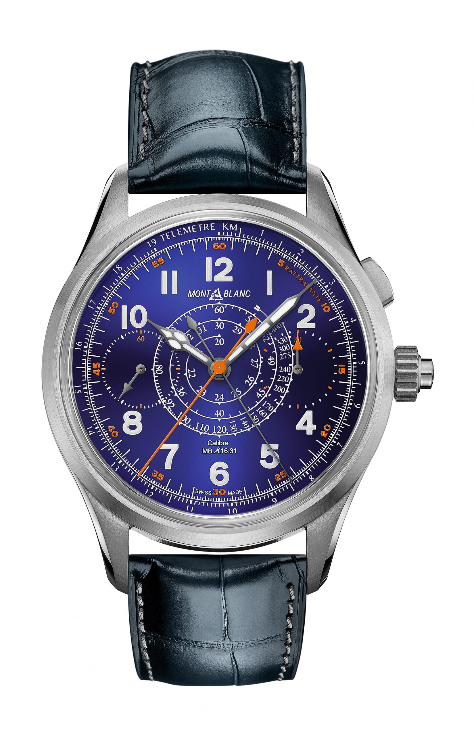 Montblanc 1858 Split Second Chronograph Limited Edition luxury timepiece - detailed view